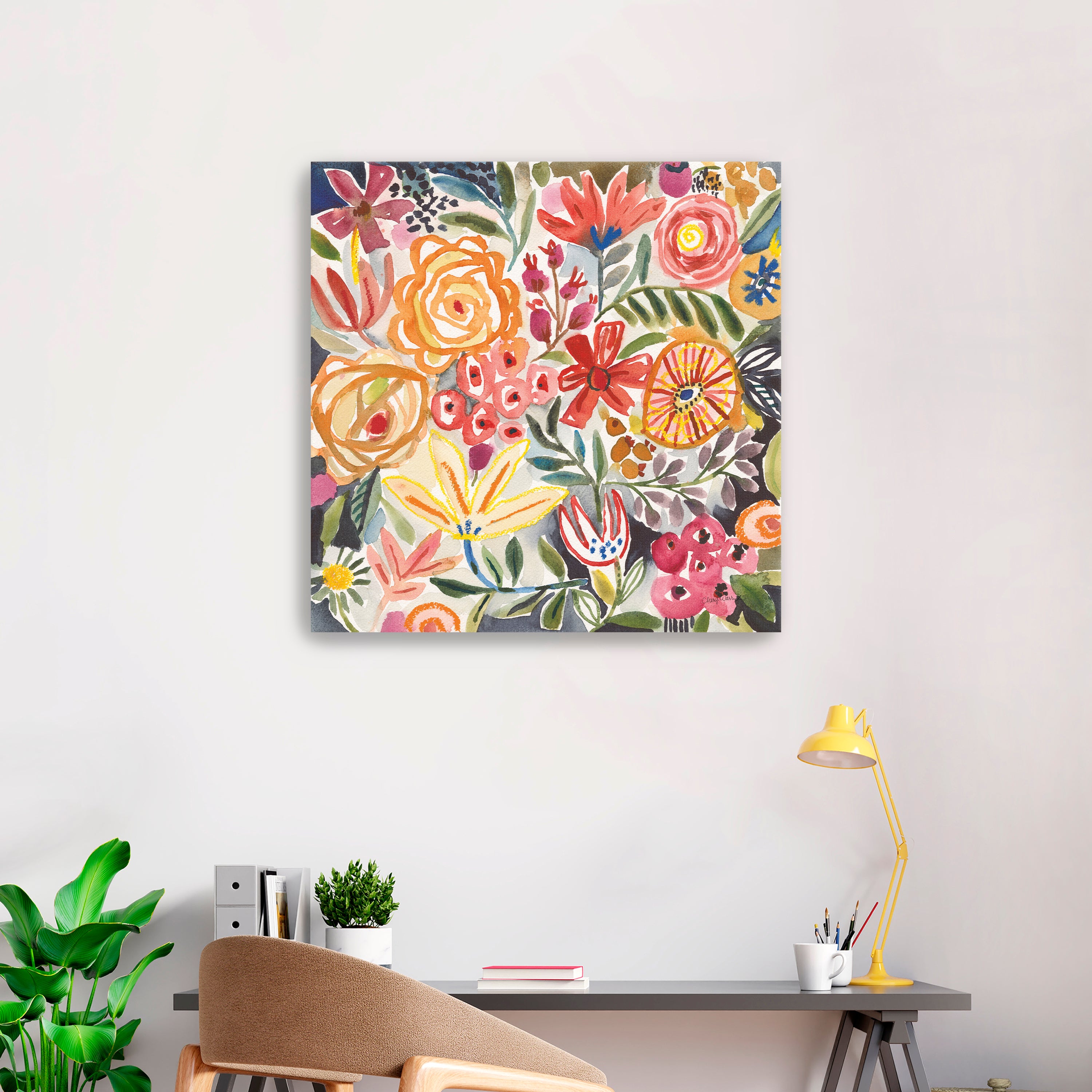 Forte Florals III Canvas Giclee