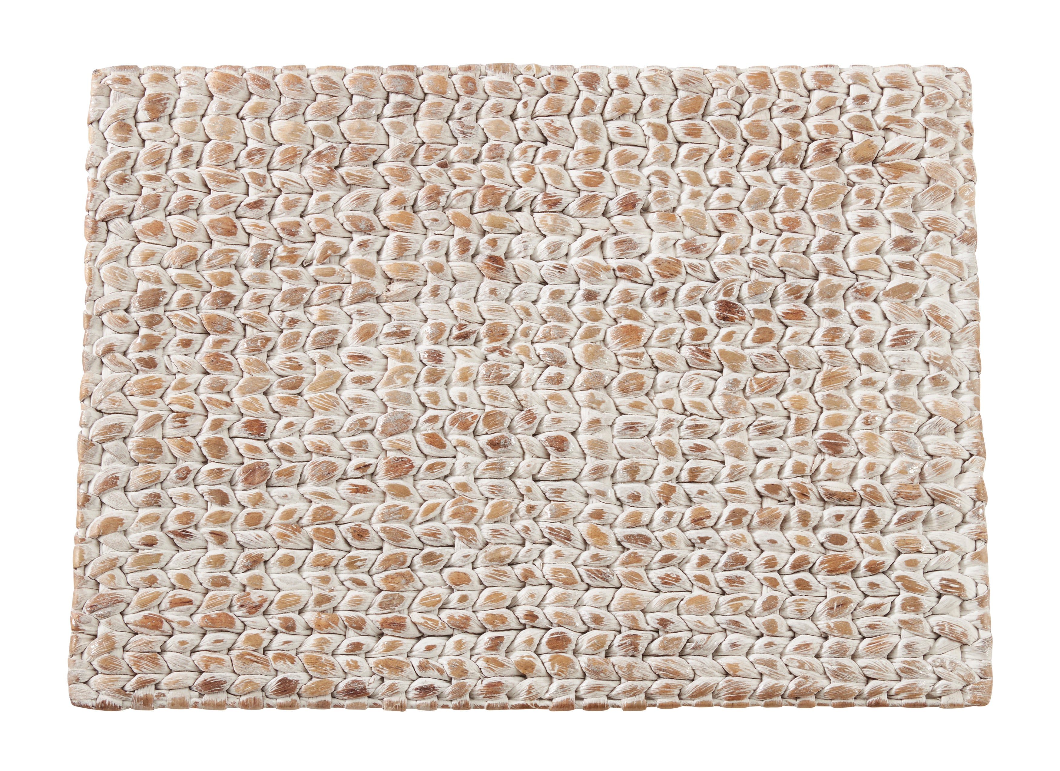 Chunky Woven Water Hyacinth Placemat, Set of 4