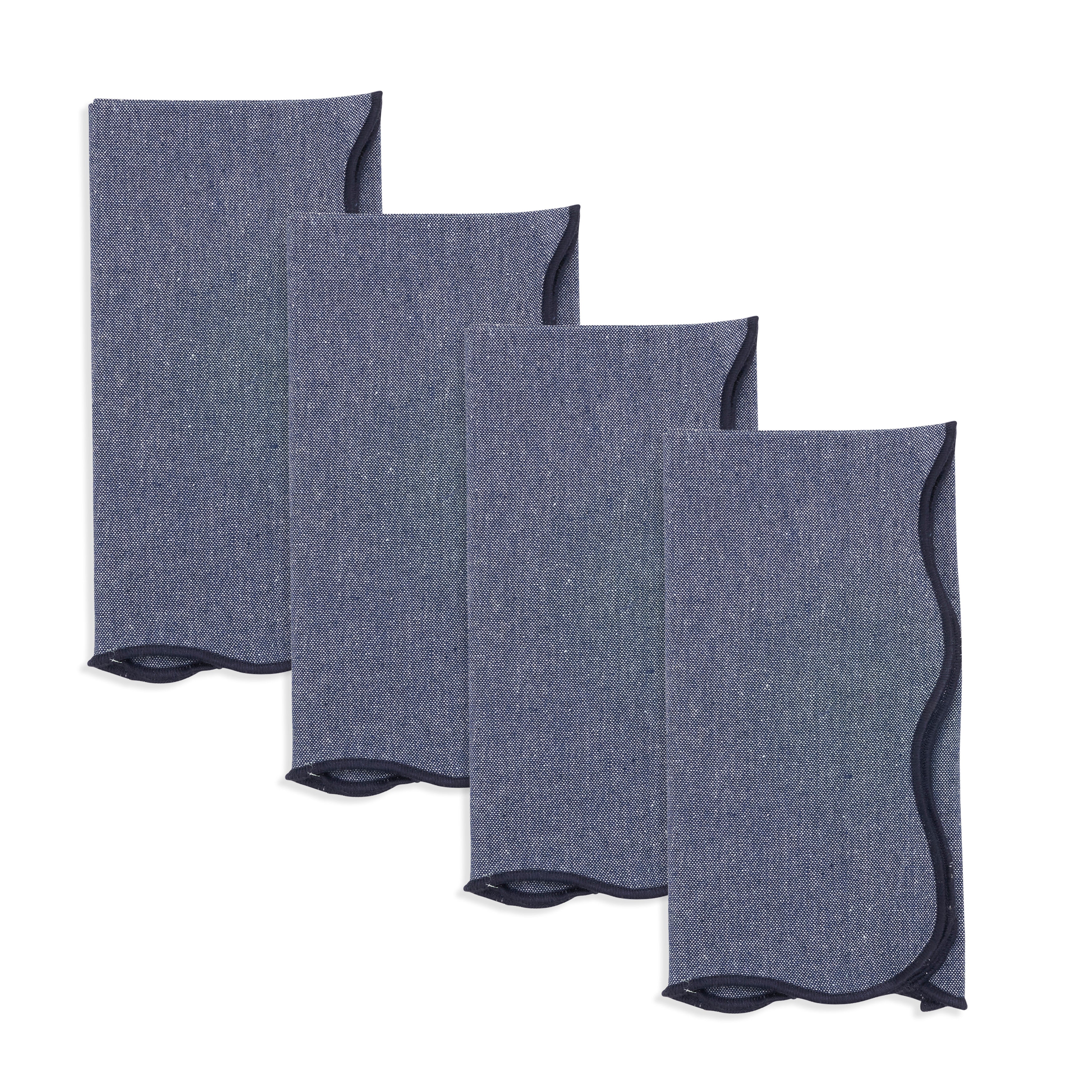 Chic Scallop Napkin, Set of 4