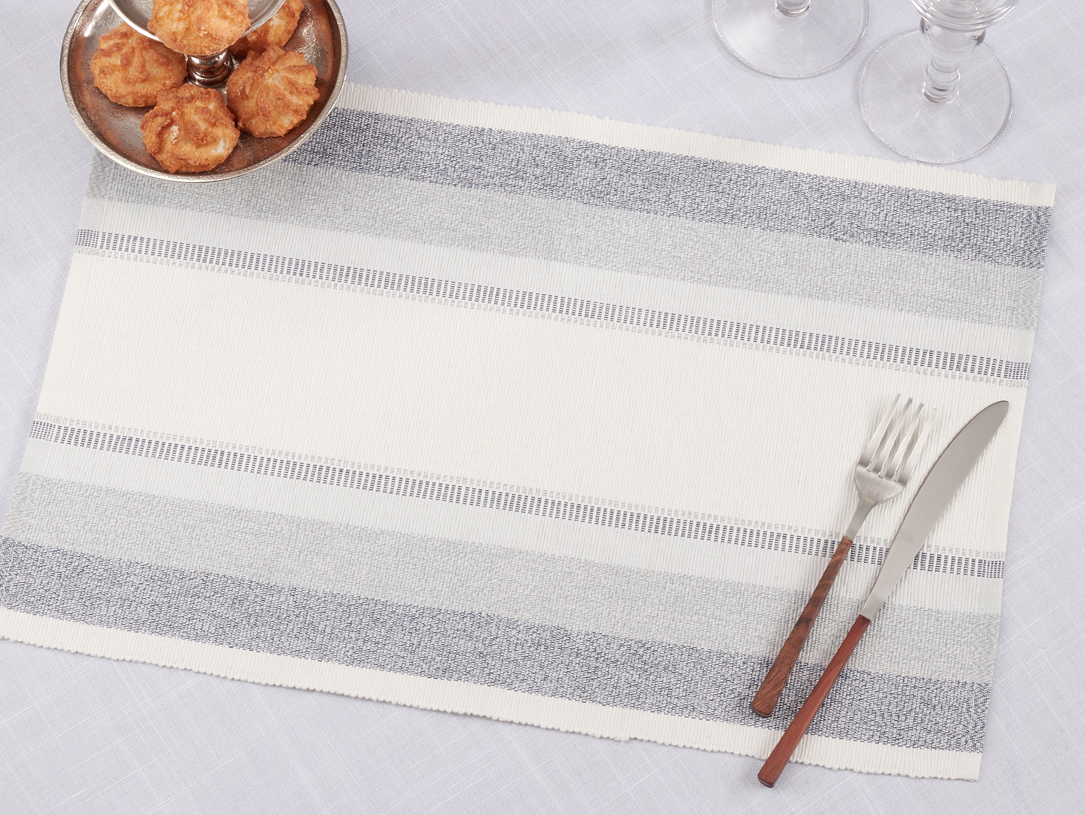 Ribbed Stripe Placemat, Set of 4