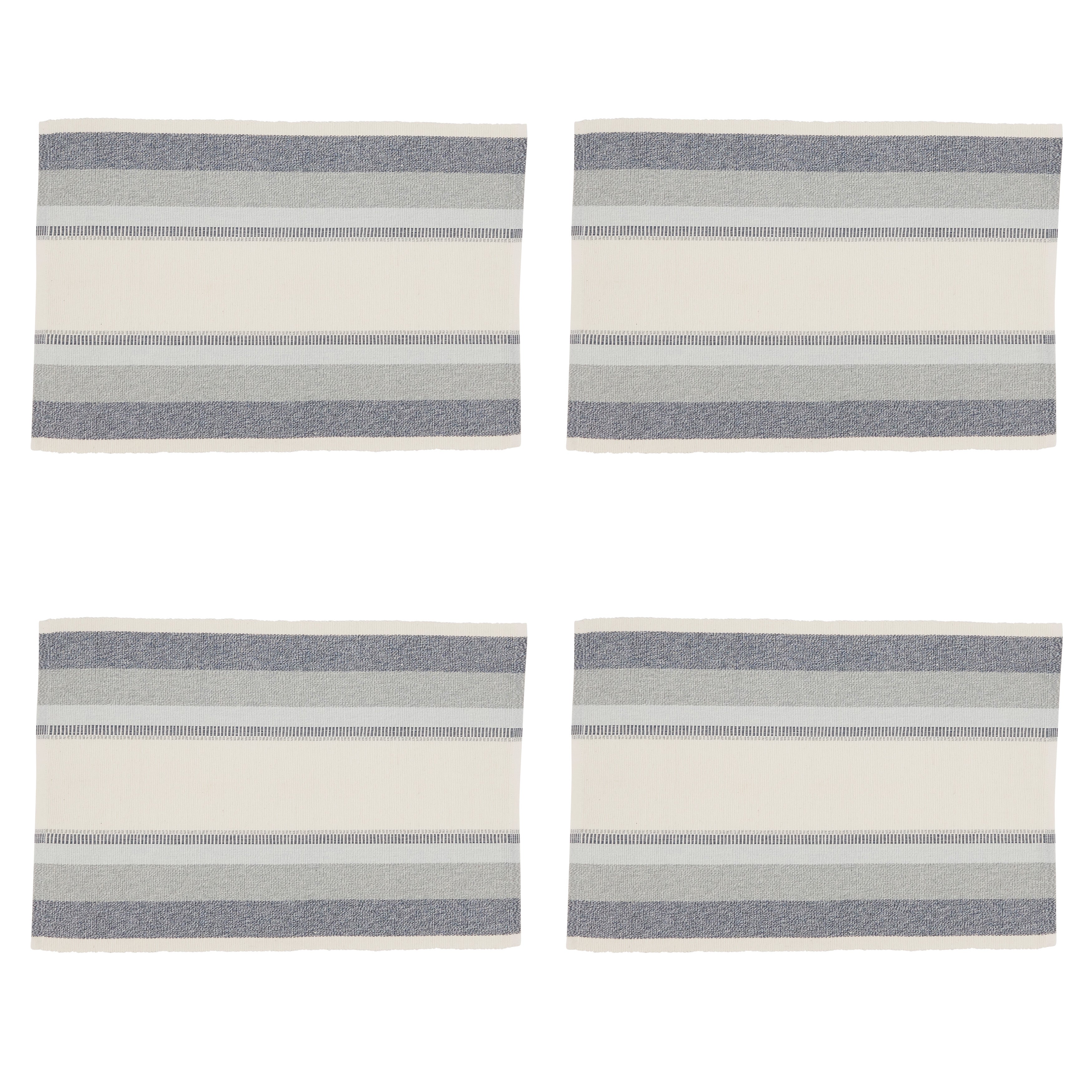 Ribbed Stripe Placemat, Set of 4