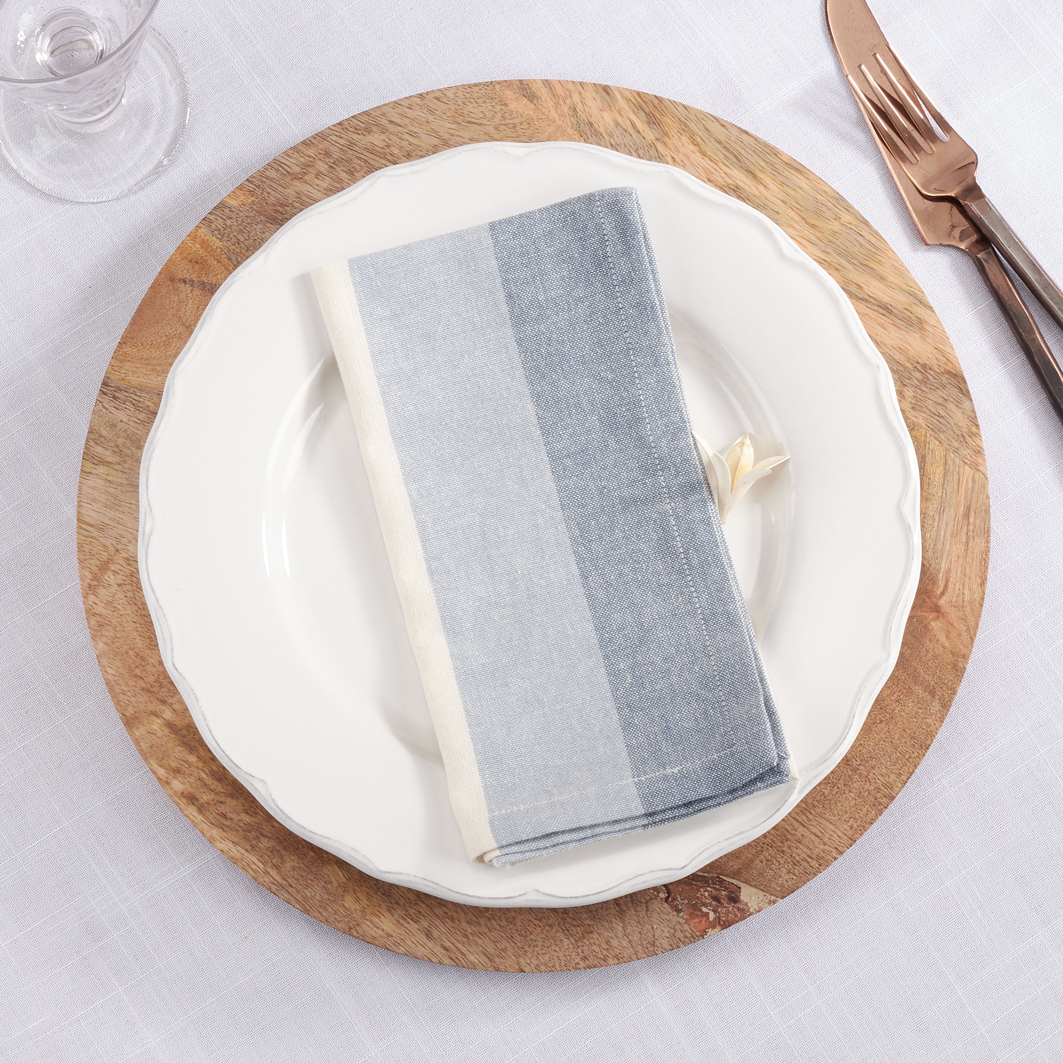 Stripe Design Table Napkin, Set of 4