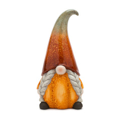 Terra Cotta Pumpkin Gnome with Ombre Hat (Set of 2)