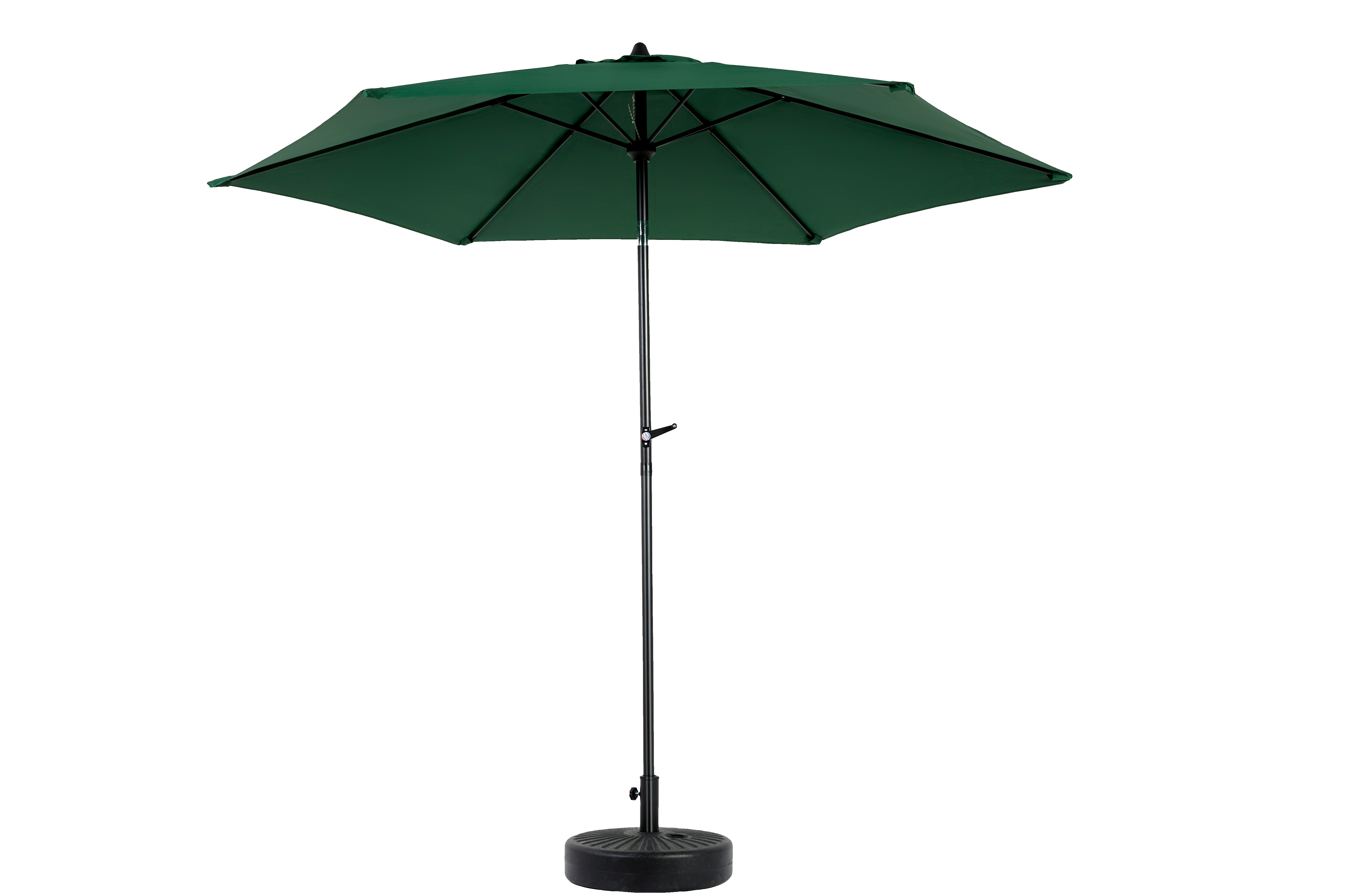9' Outdoor Patio Umbrella Outdoor Table Umbrella with Push Button Tilt and Crank, Base Not Included