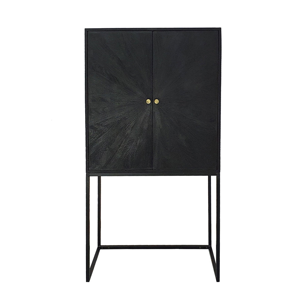 Minimalist Black Cabinet