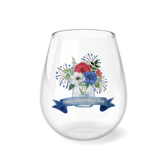 Happy-Independence-Day-Stemless-Wine-Glass,-11.75oz-Mug