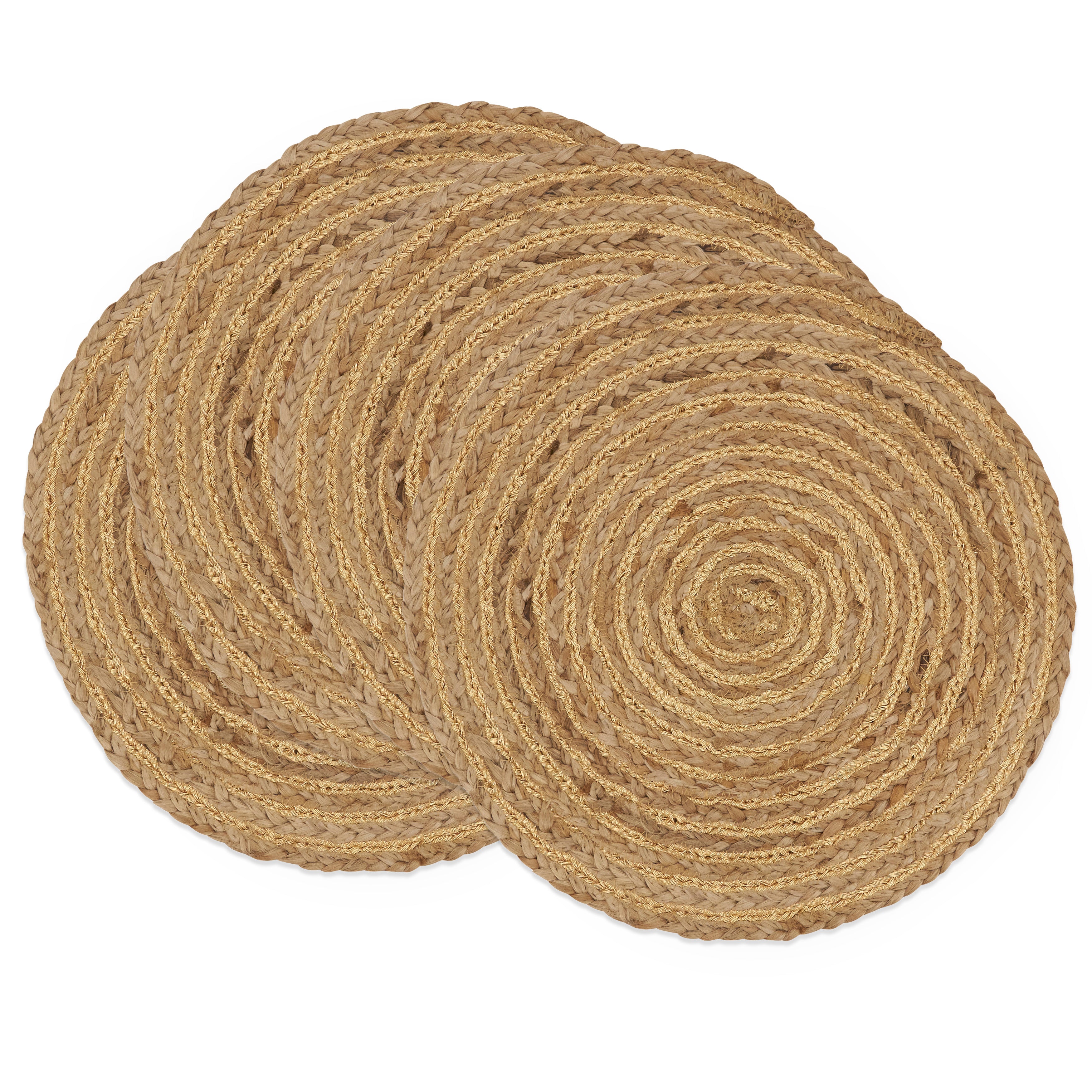Glamorous Shimmer Spiral Placemat, Set of 4