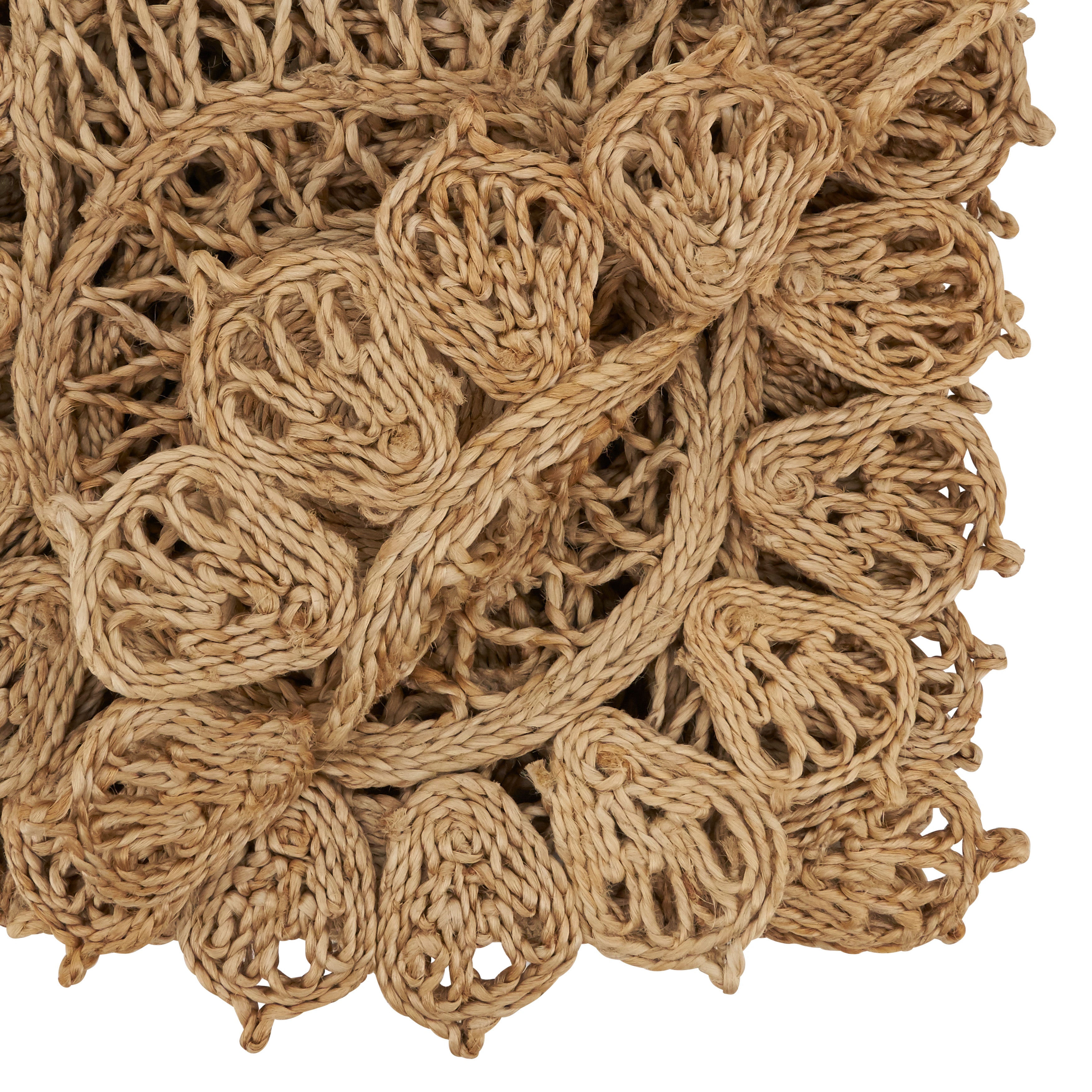 Natural Tone Woven Jute Table Runner