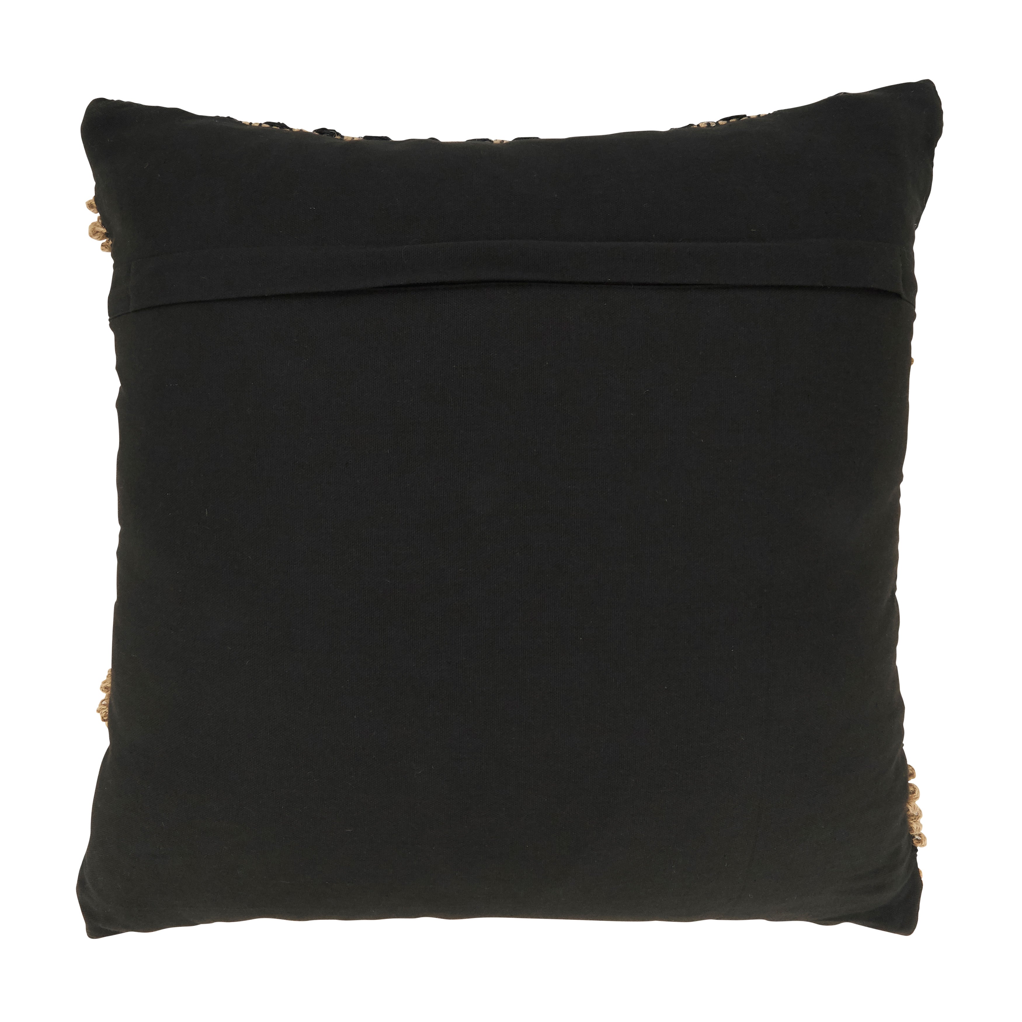 Boho Woven Zig Zag Poly Filled Throw Pillow