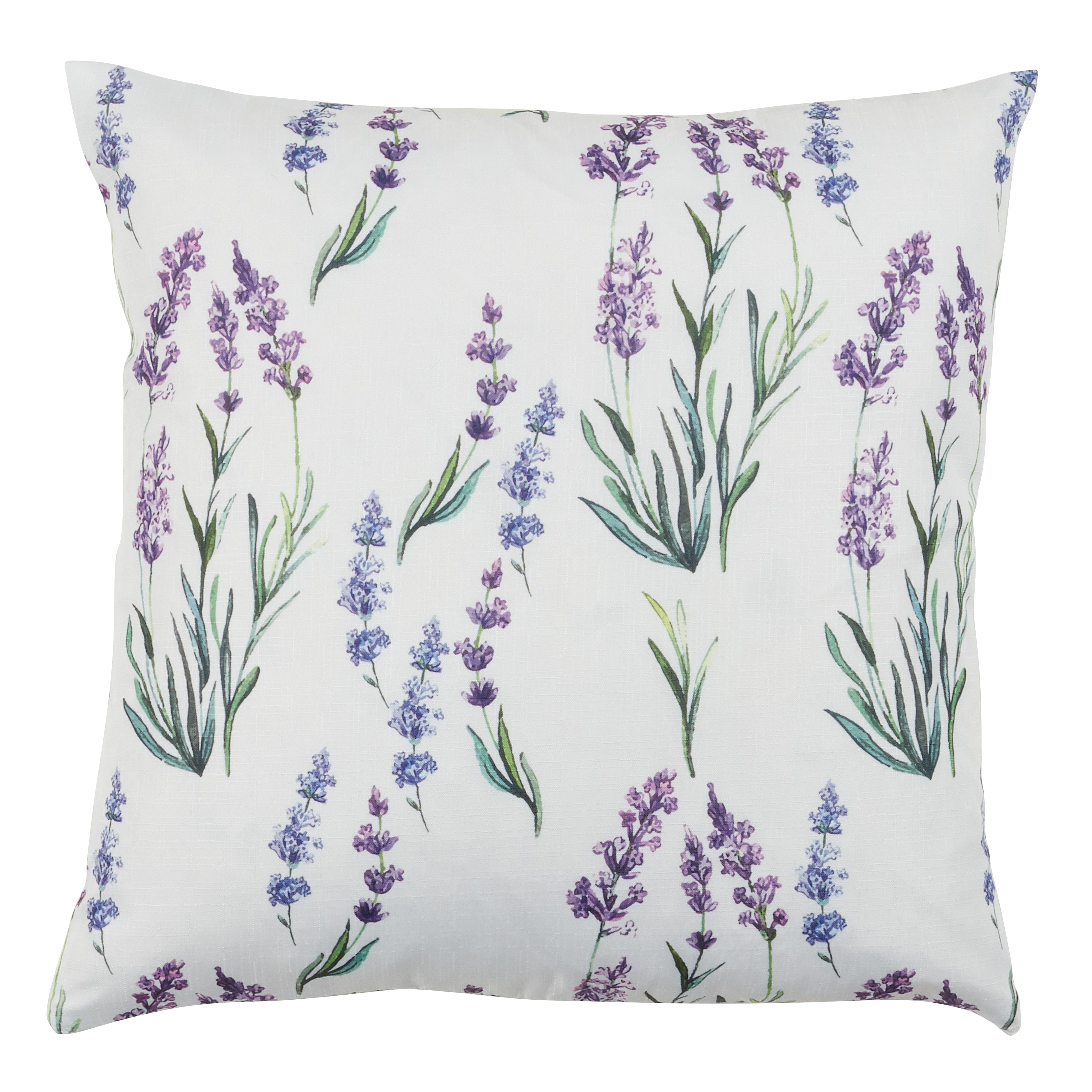 Lavender Design Throw Pillow