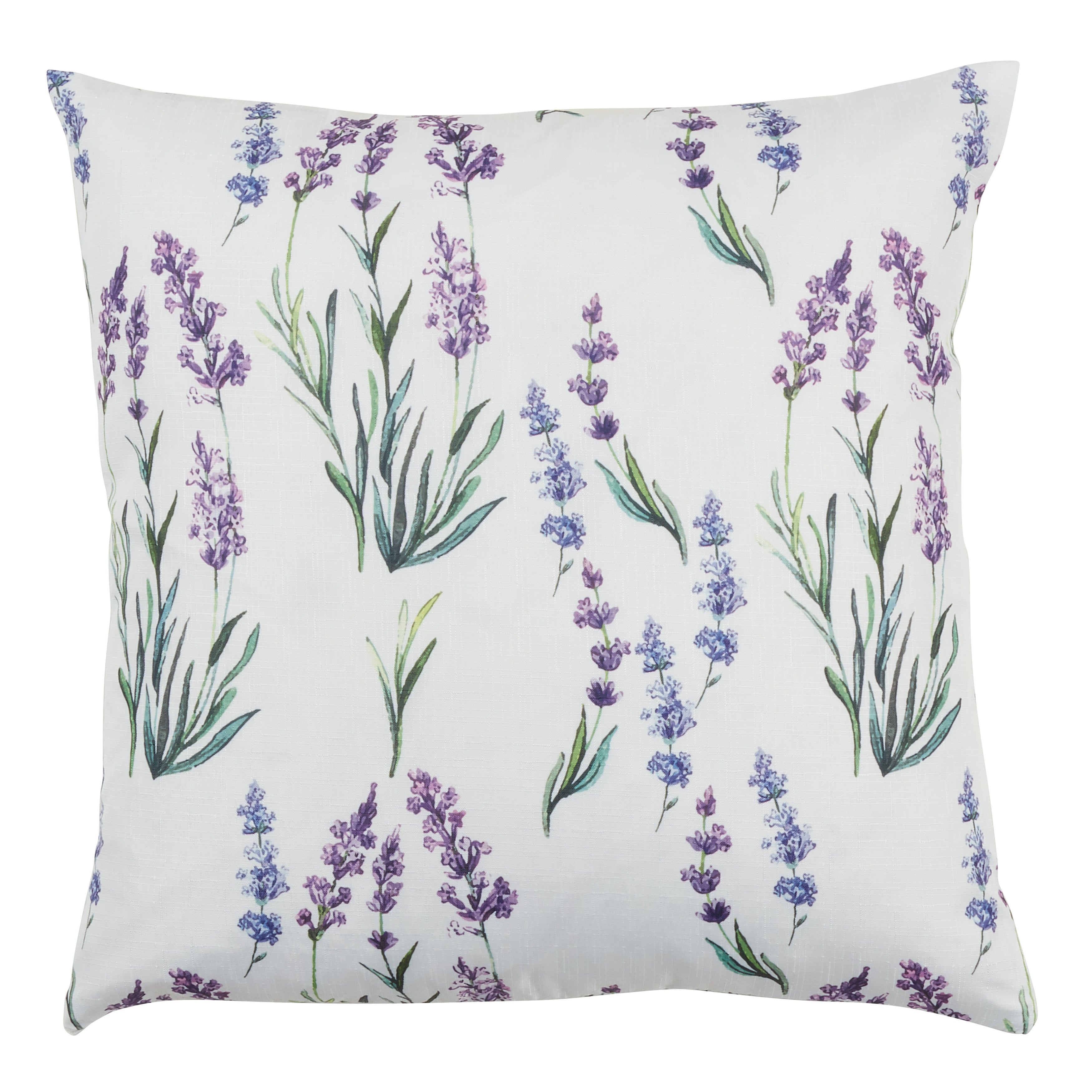 Lavender Design Throw Pillow