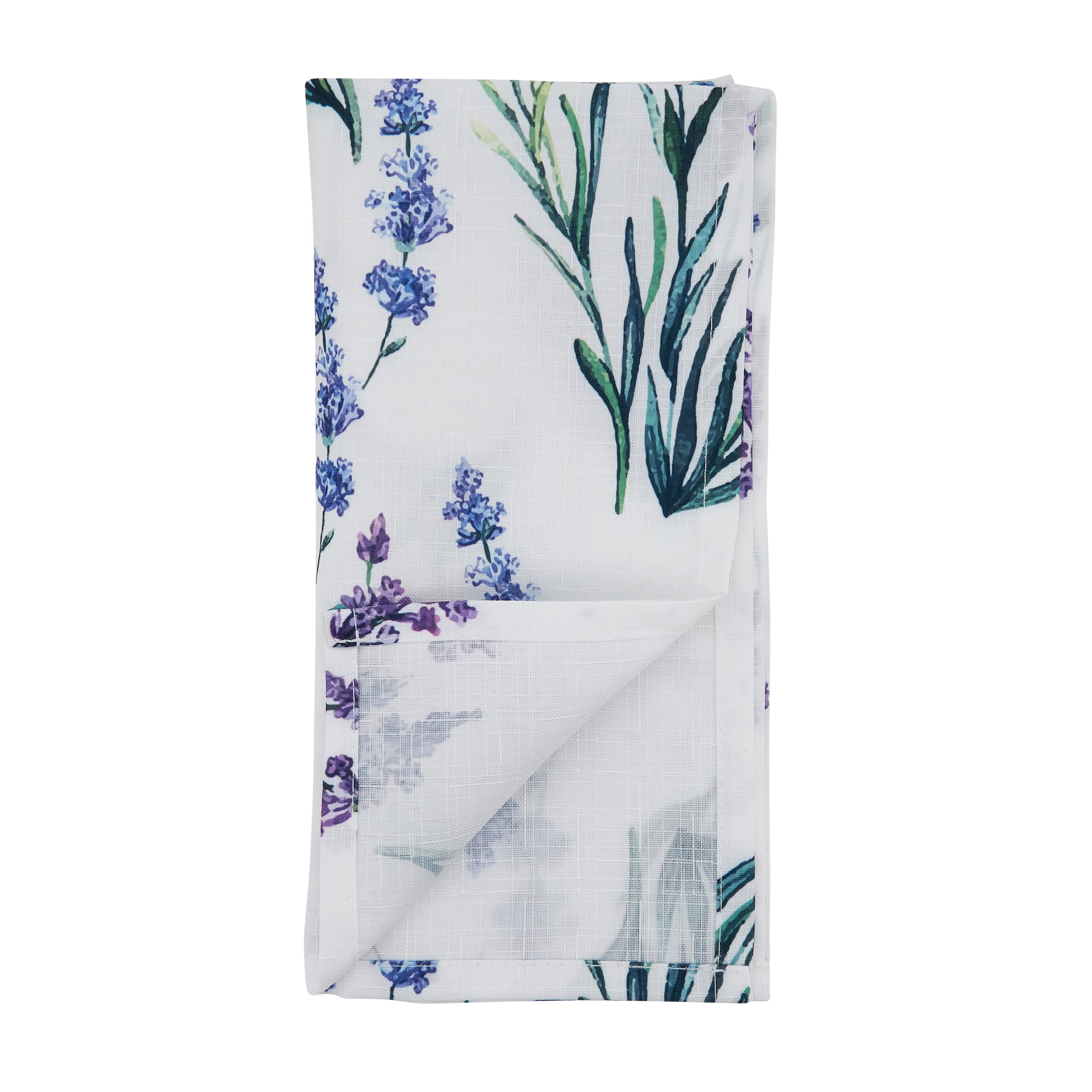 Lavender Print Table Napkins, Set of 12