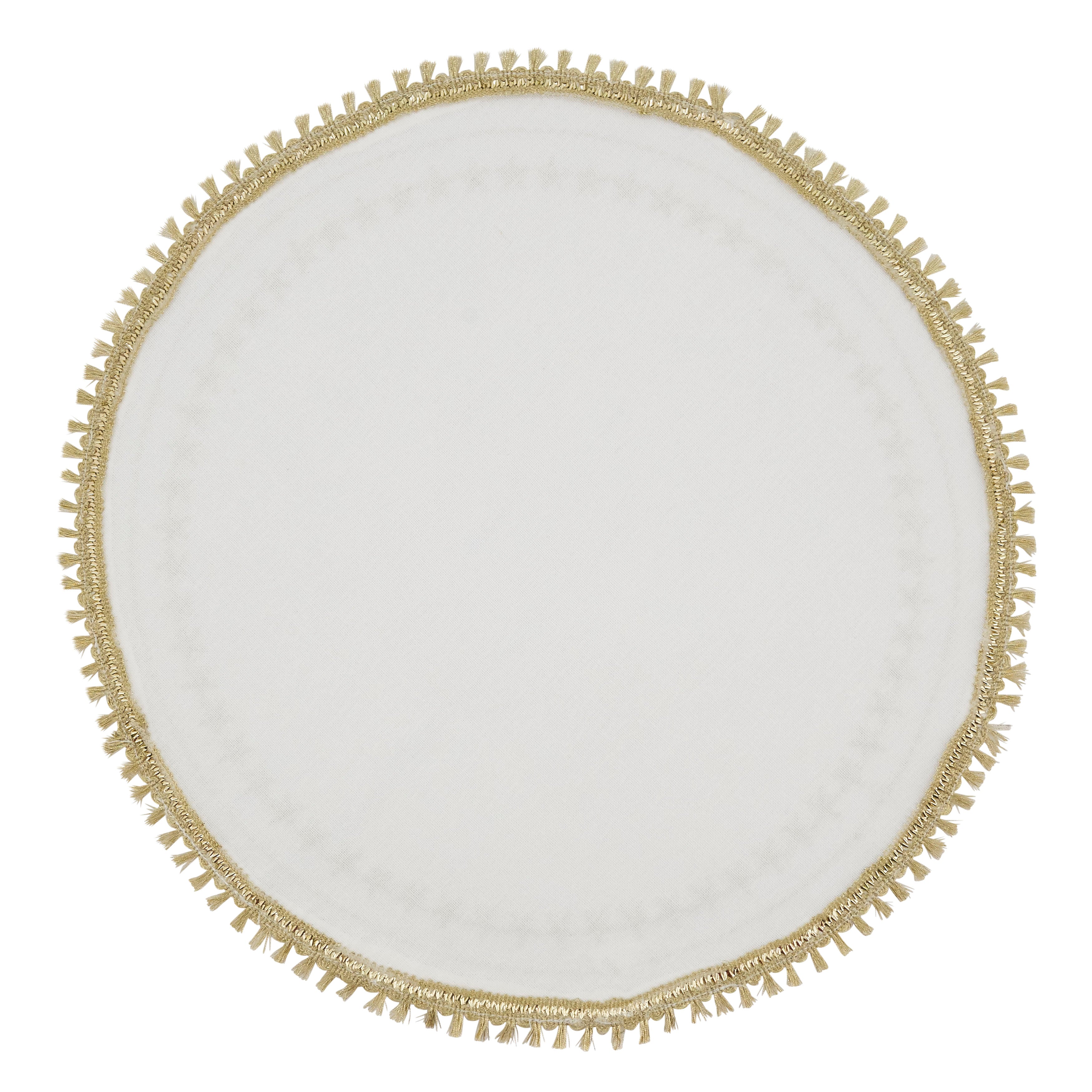 Embroidered Stars Tassel Placemats, Set of 4