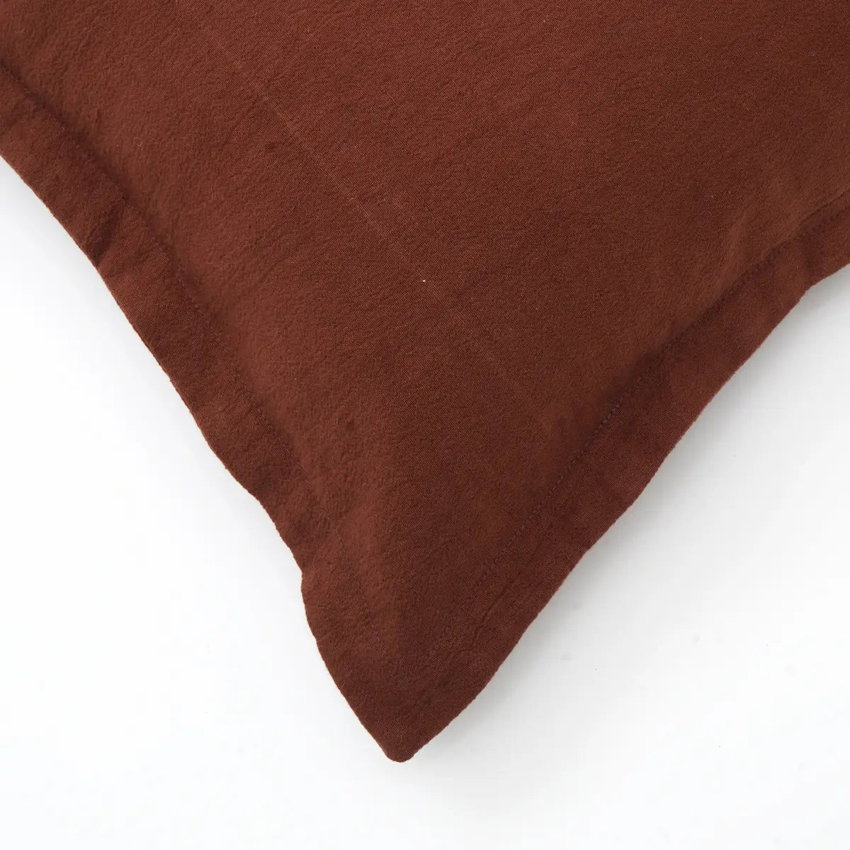 Cotton Solid Pillow with Flanges