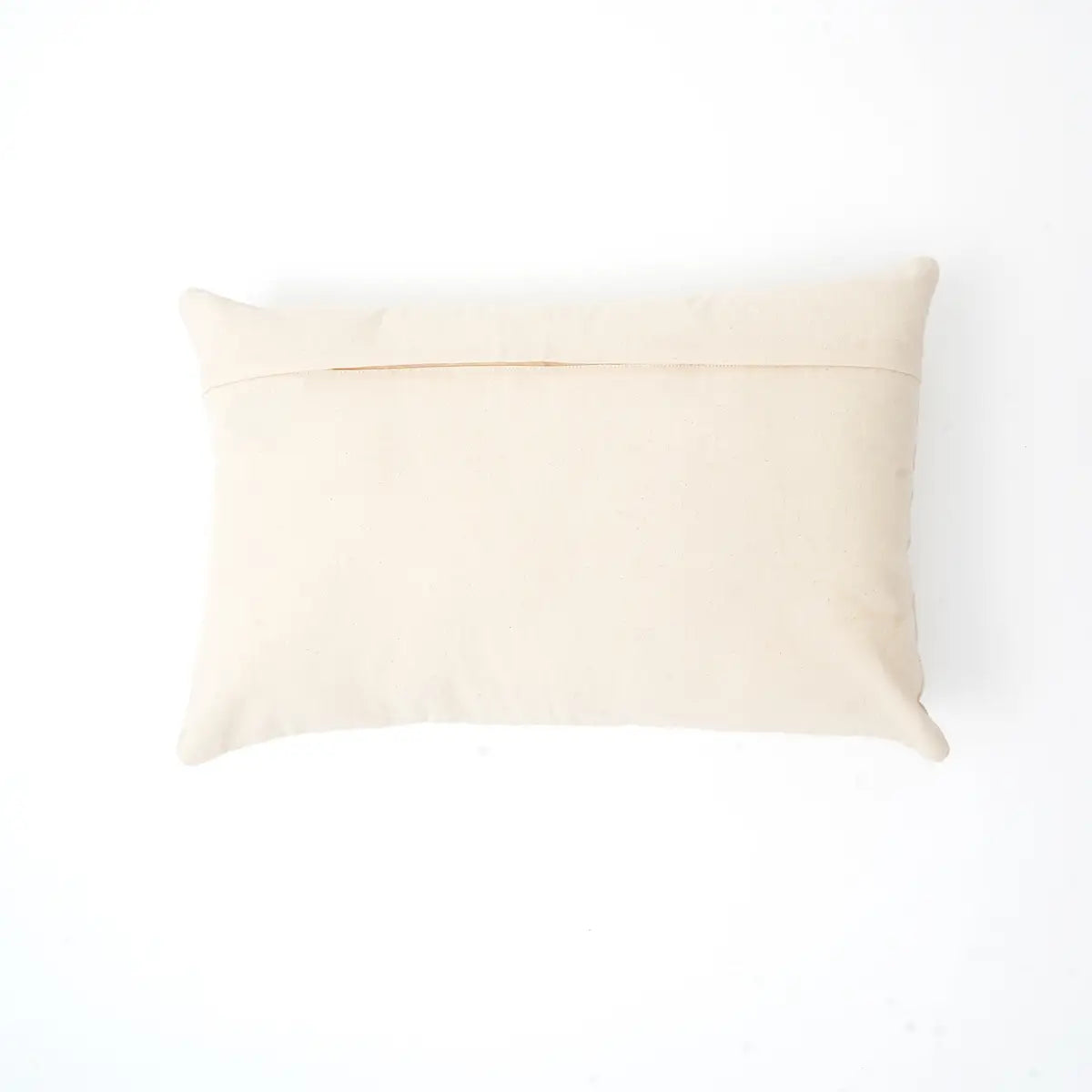 Cotton Underwater Embroidered Lumbar Pillow