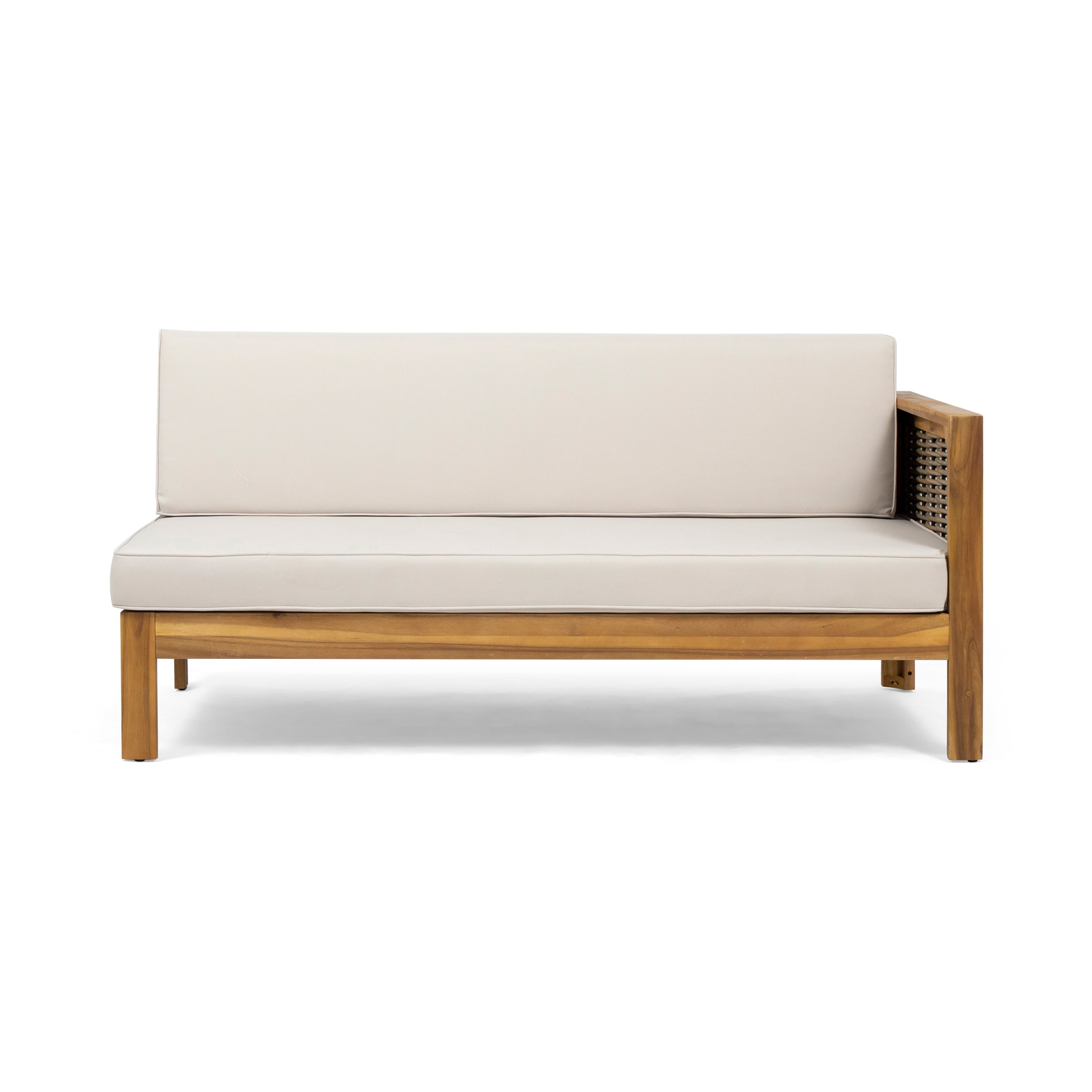 3-Piece Outdoor Seating Set with Corner Seat, Left Arm and Right Arm Sofa
