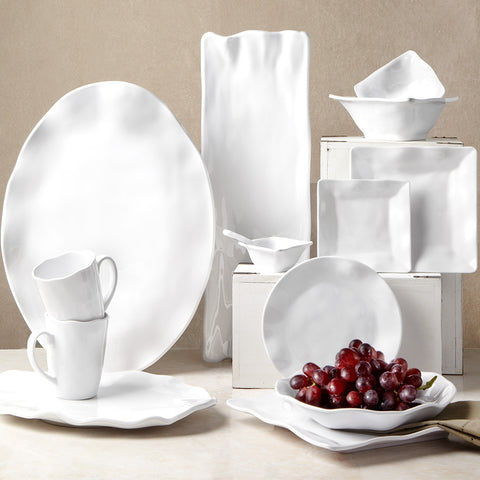 Ruffle 20" x 14" Rectangle Outdoor Tray