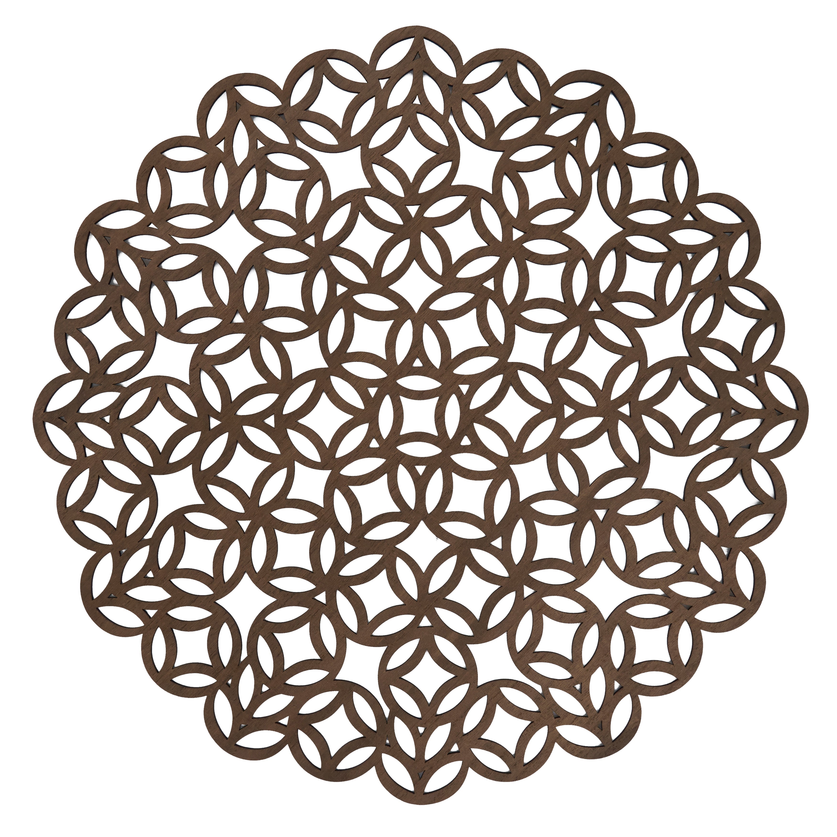 Laser Cut Round Placemats, Set of 4