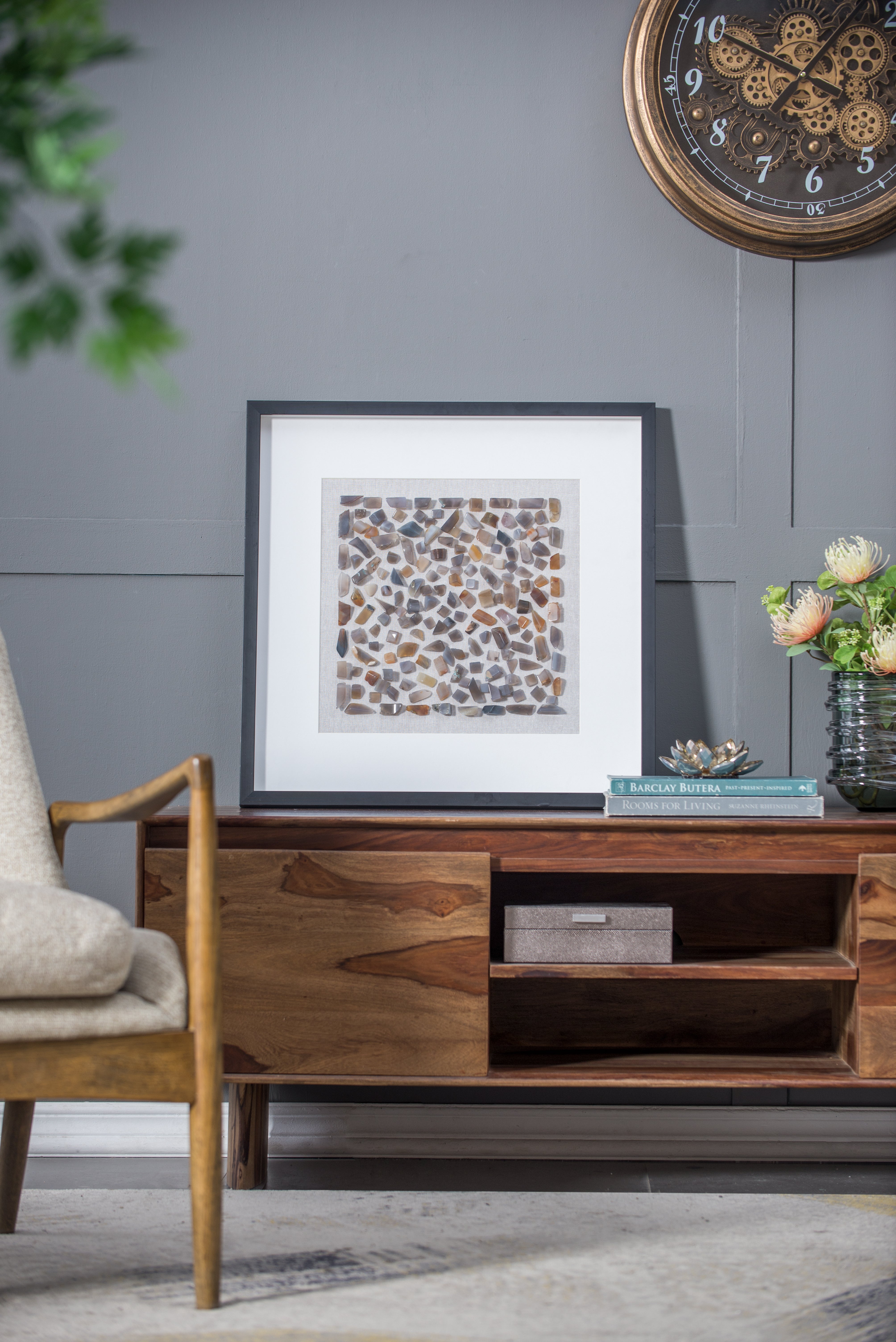 Shokha Agate Shadow Box Wall Décor