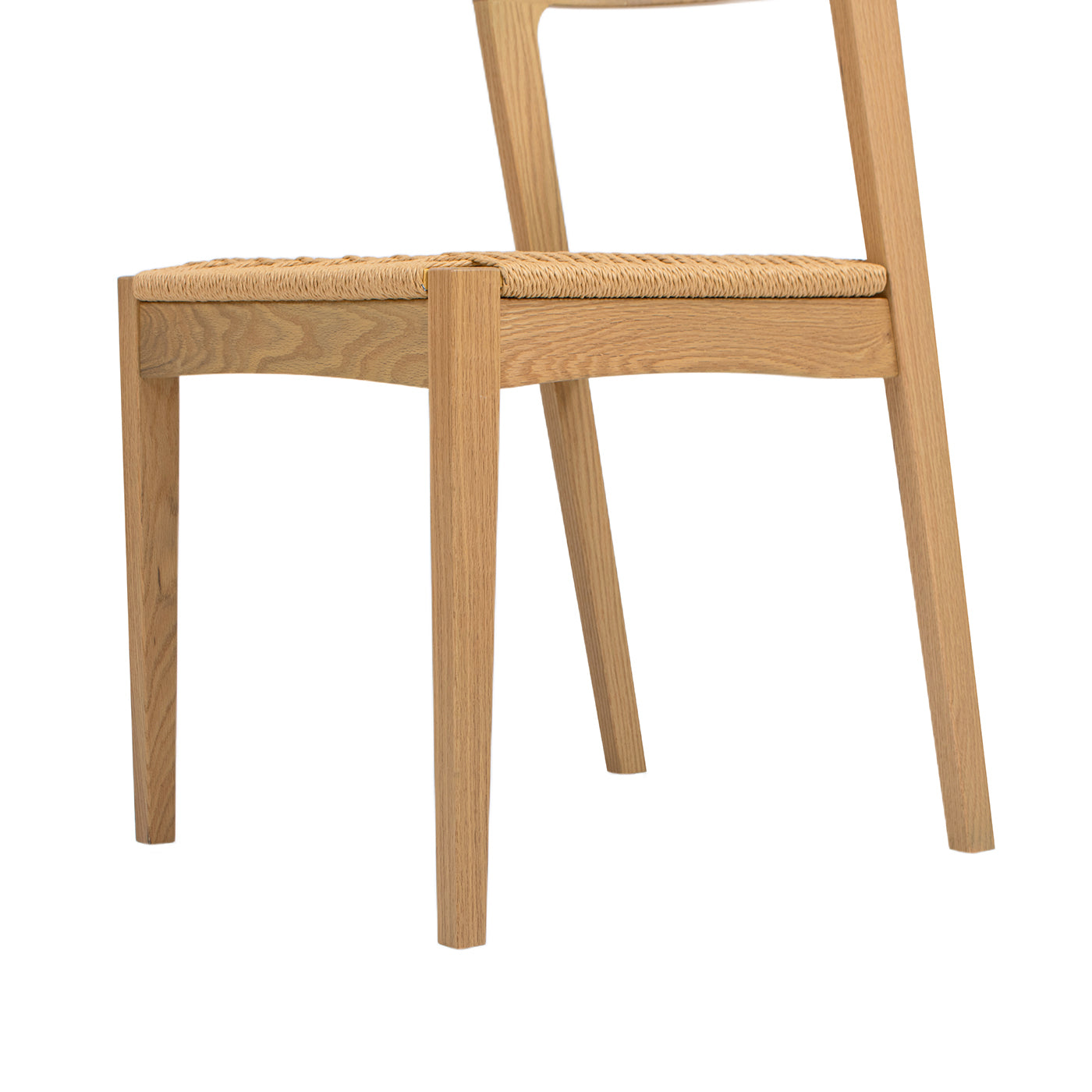 Capri Woven Seat Stacking Wood Dining Chair