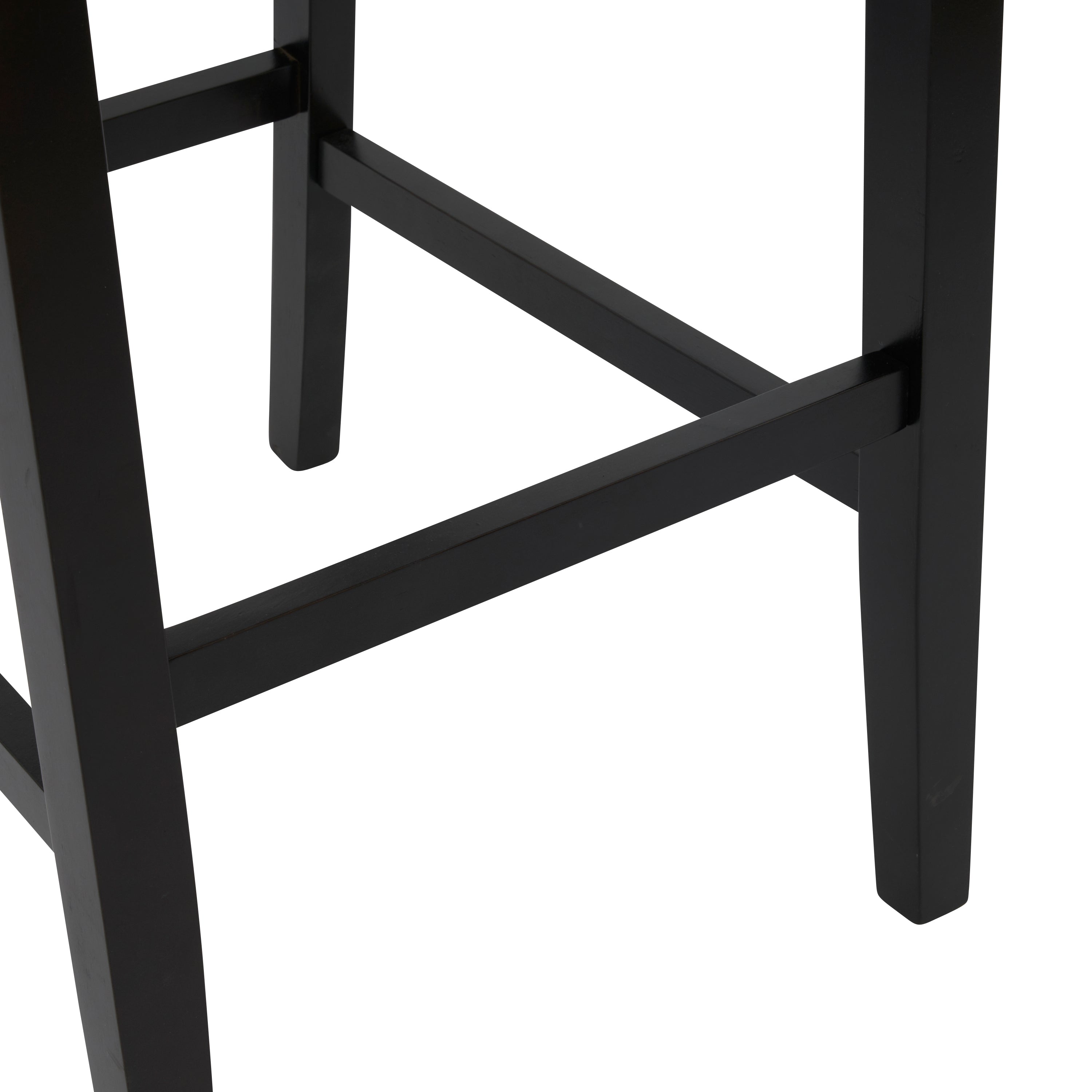 Upholstered Counter Stools with Rubberwood Legs