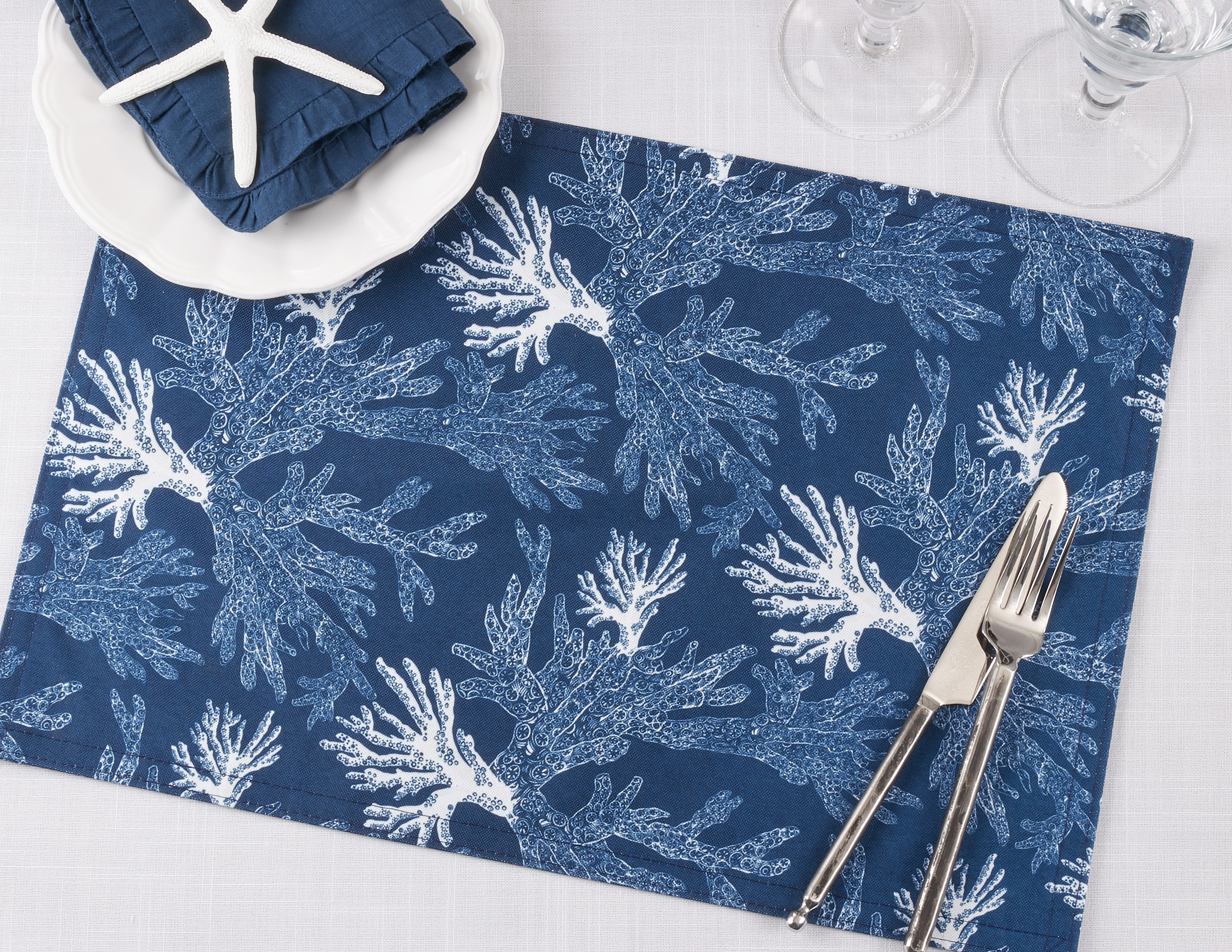 Sea Coral Placemat, Set of 4