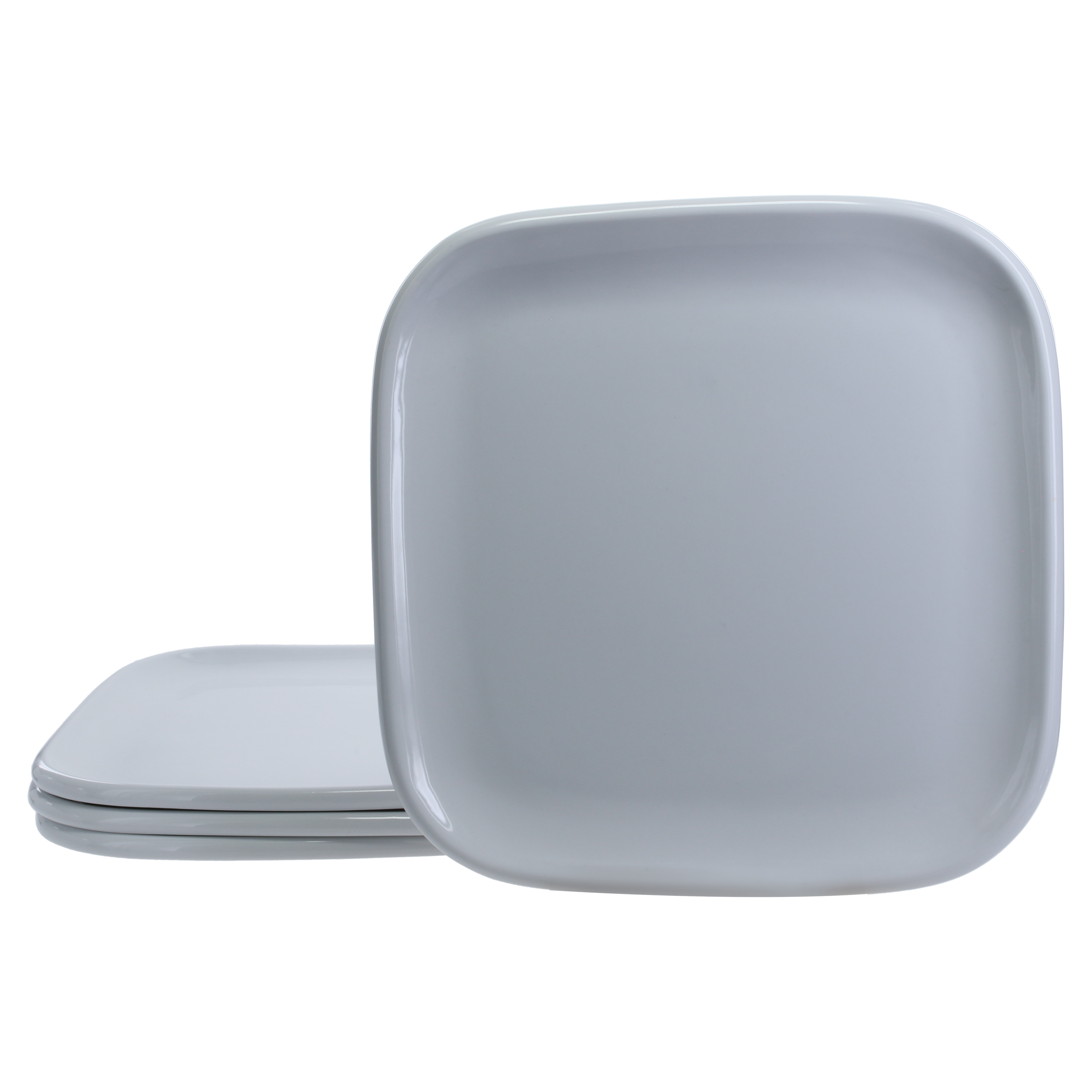 Impulse Square Dinner Plates, Set of 4
