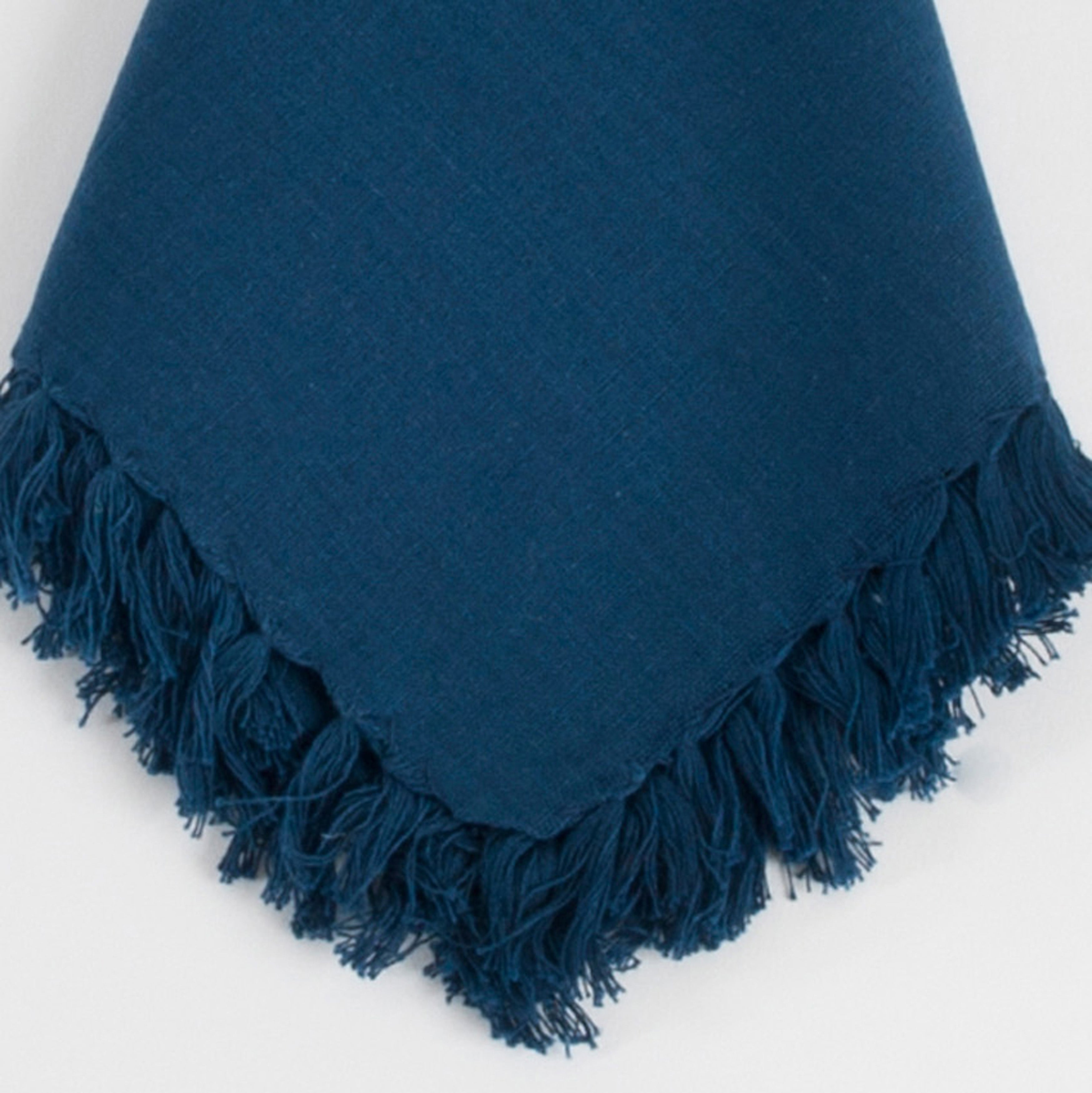 Fringed Design Dinner Napkins, Set of 4