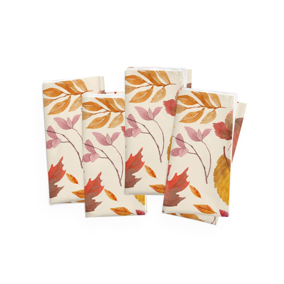 All the Fall Leaves Napkins, Set of 4