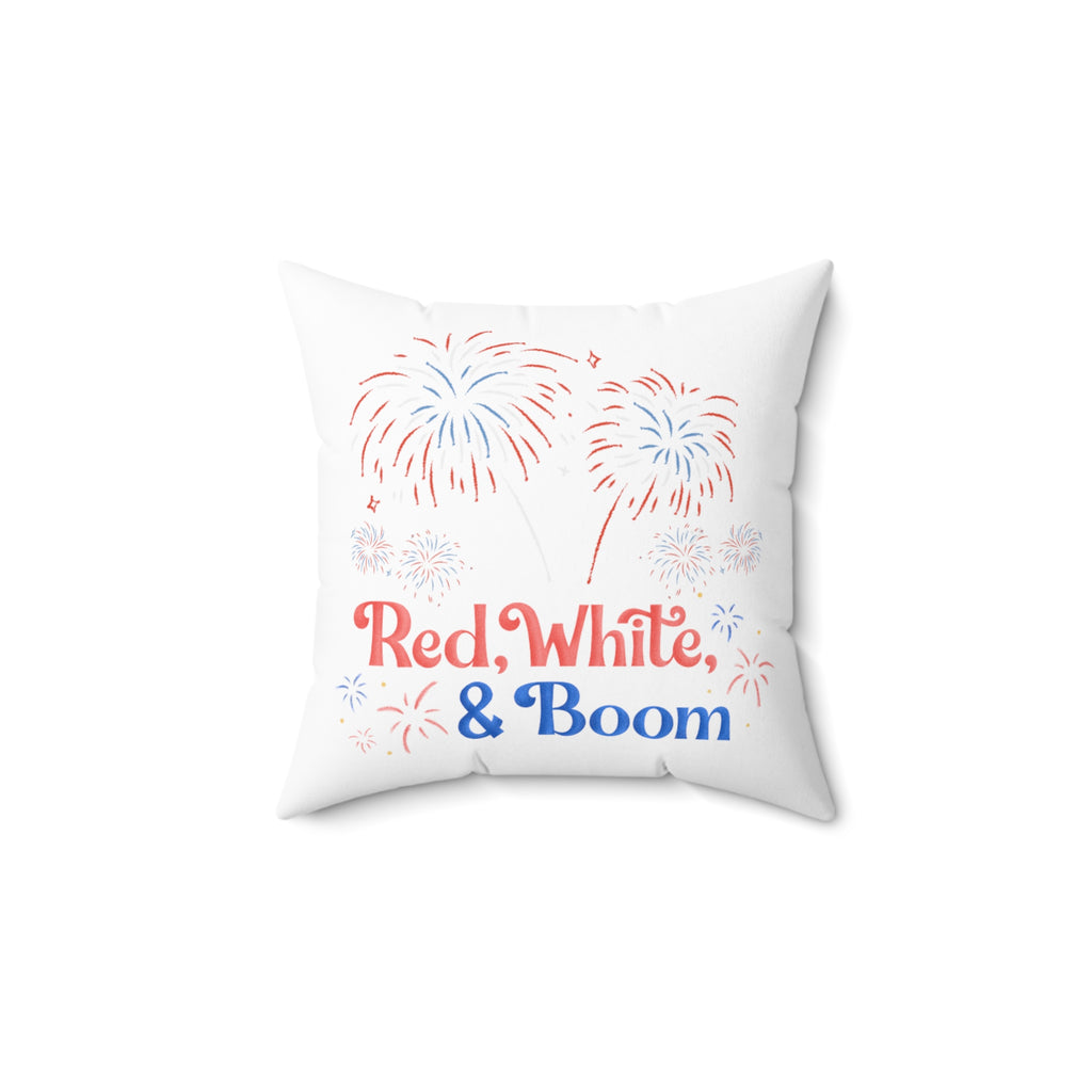 Red White & Boom Pillow