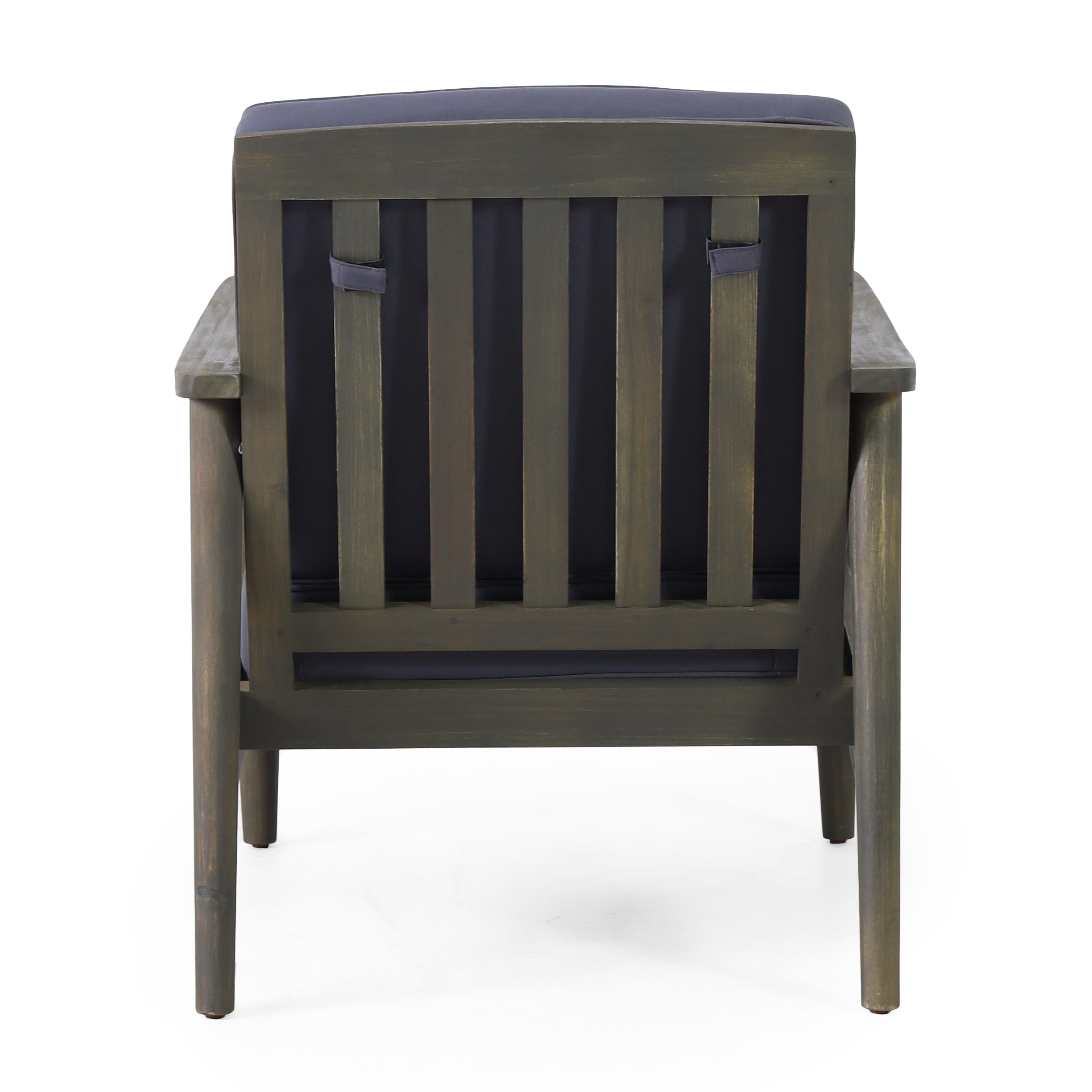 Ellsworth Outdoor Acacia Wood Club Chair