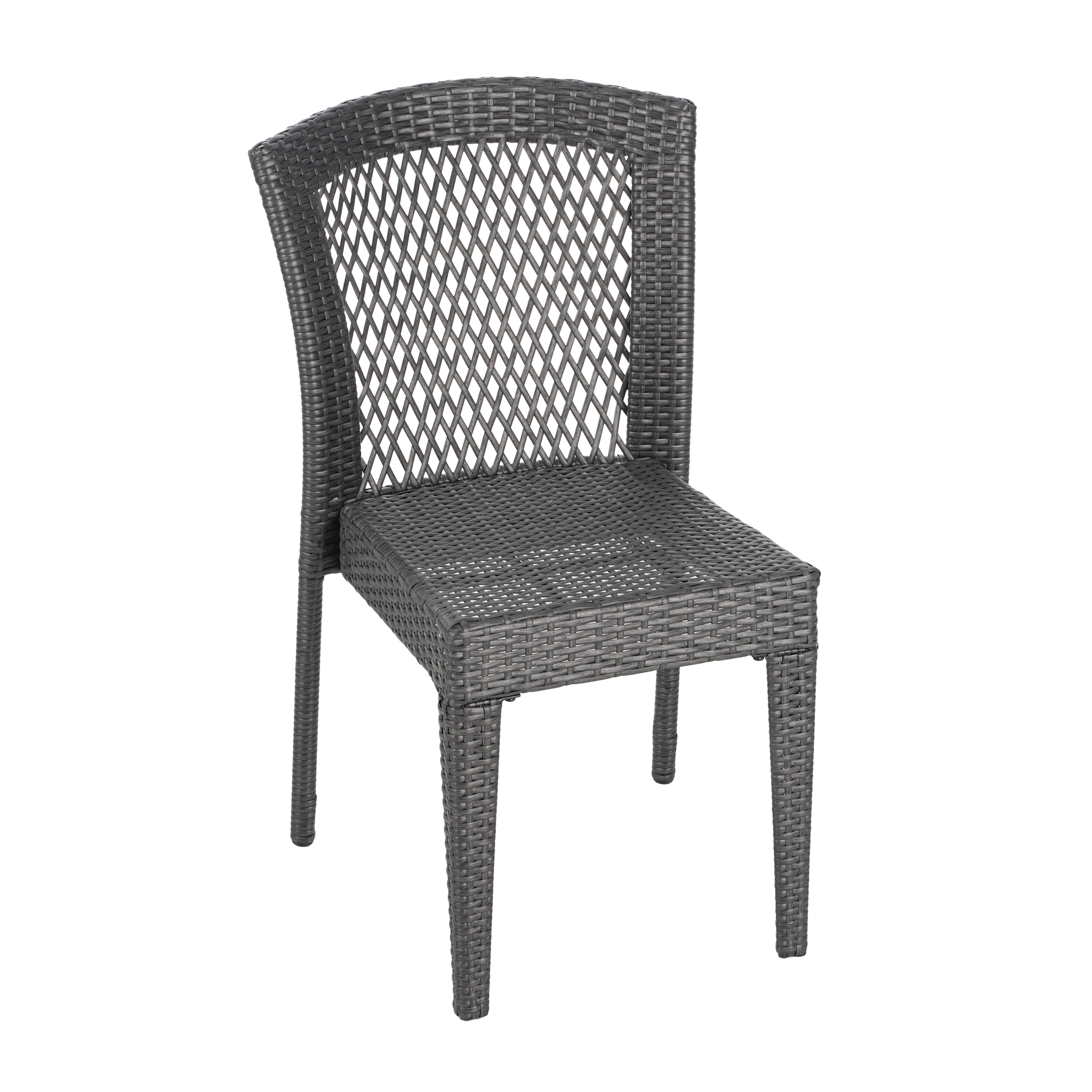 Farley Stacking Outdoor Dining Chairs, Set of 2