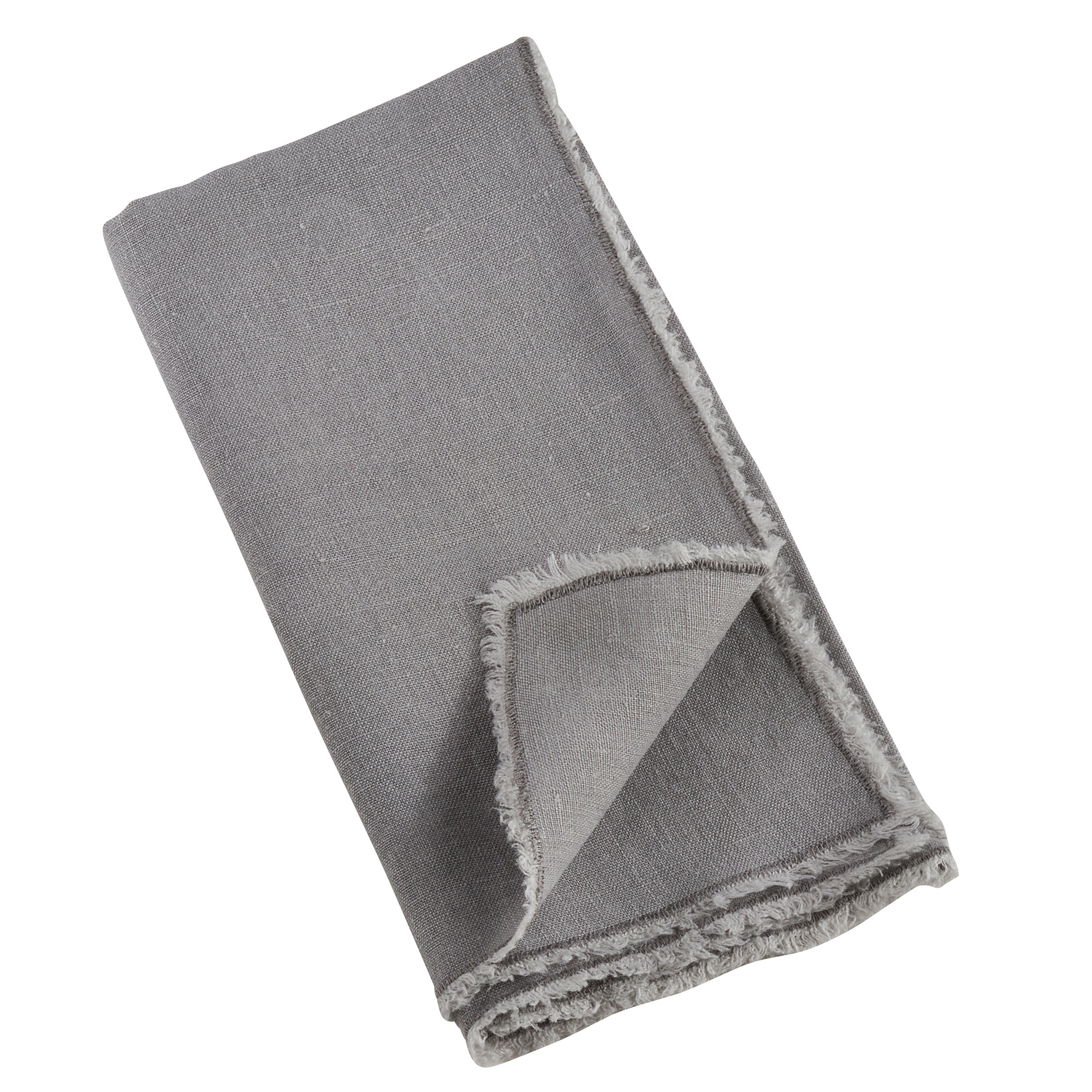 Fringe Linen Table Napkin, Set of 4