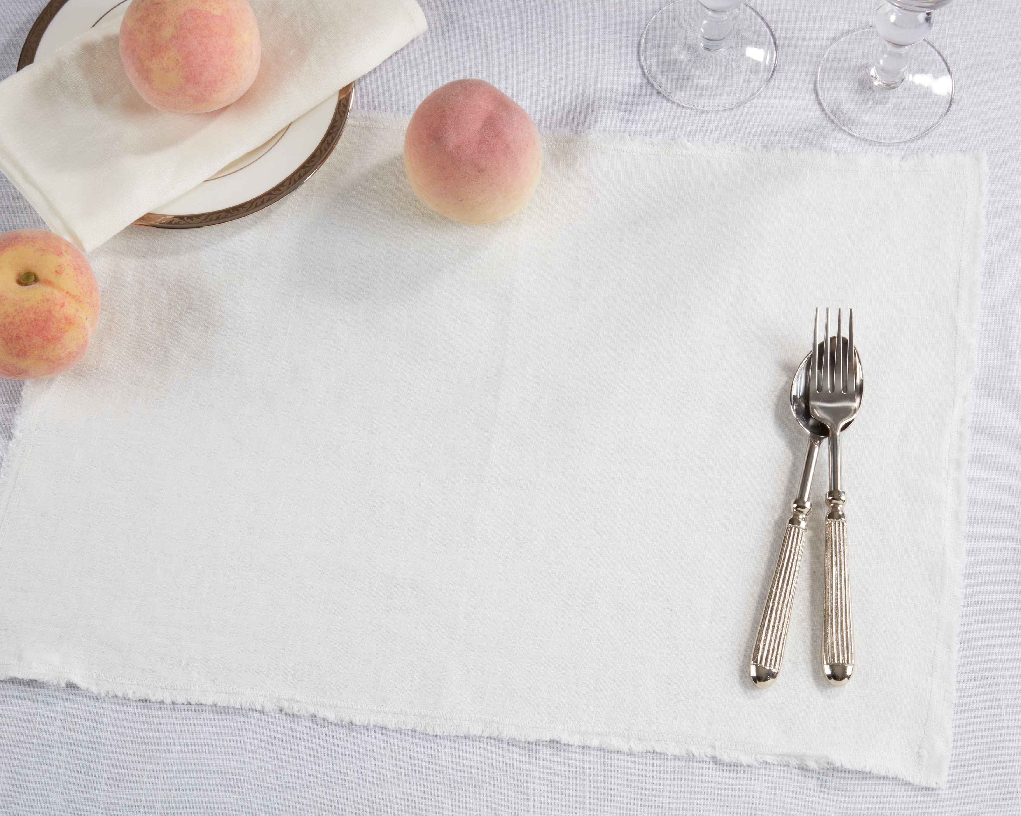 Linen Stone Washed Placemat, Set of 4