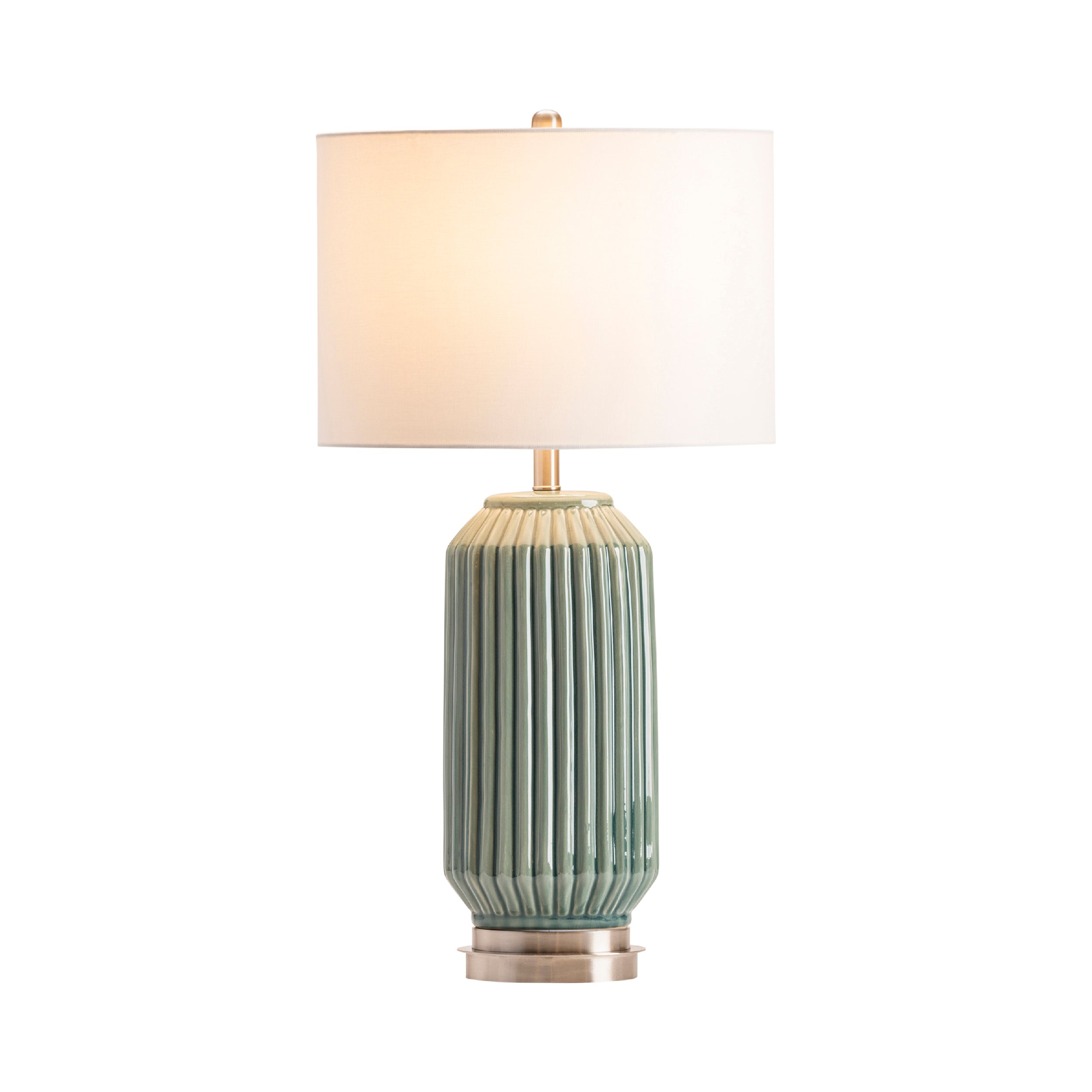 Ceramic Table Lamp With Shade