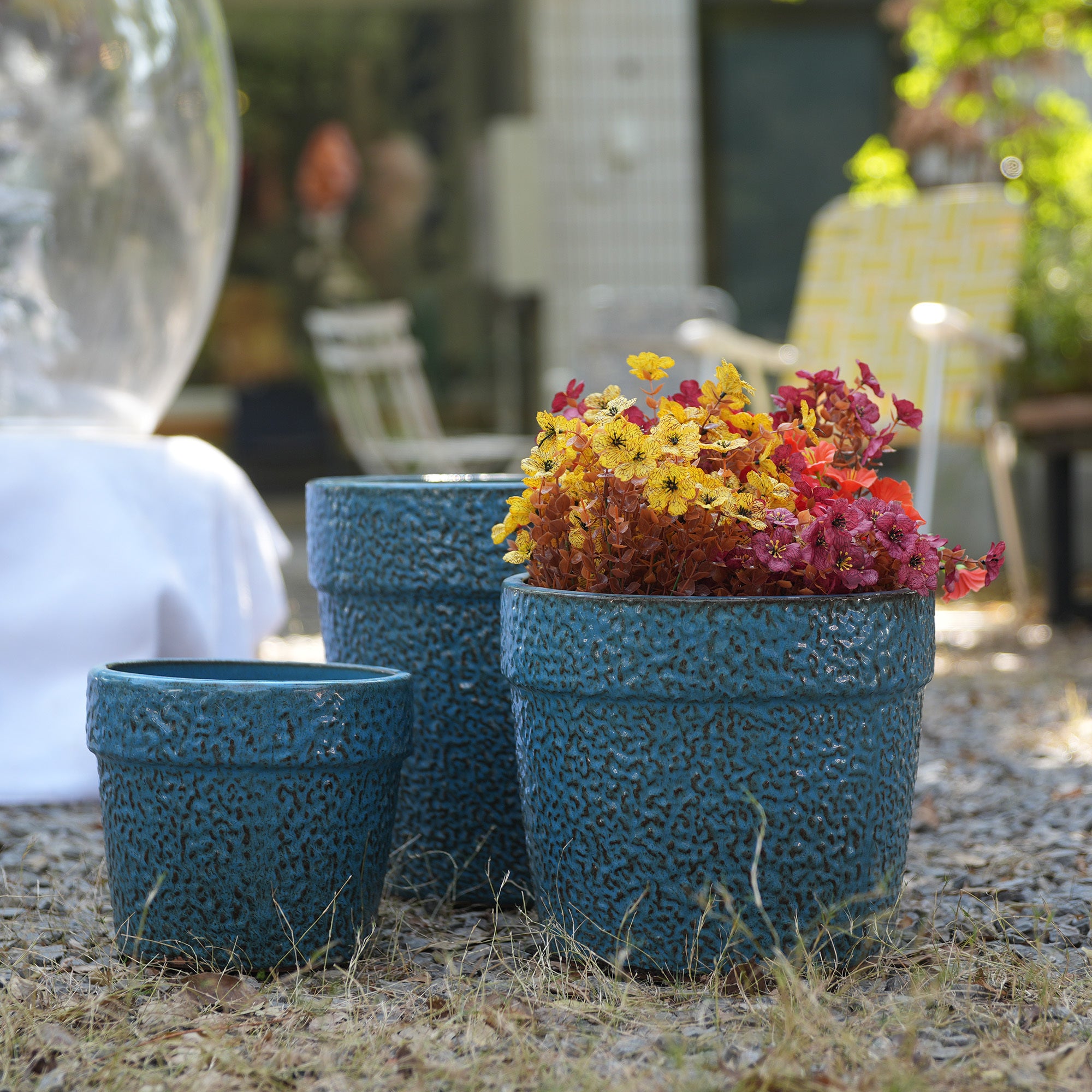 Aven Handmade Ceramic Planter, Set of 3
