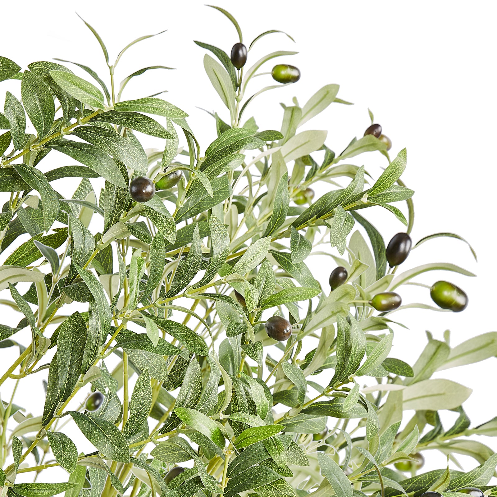 6 ft Artificial Olive Tree with Thick Trunk