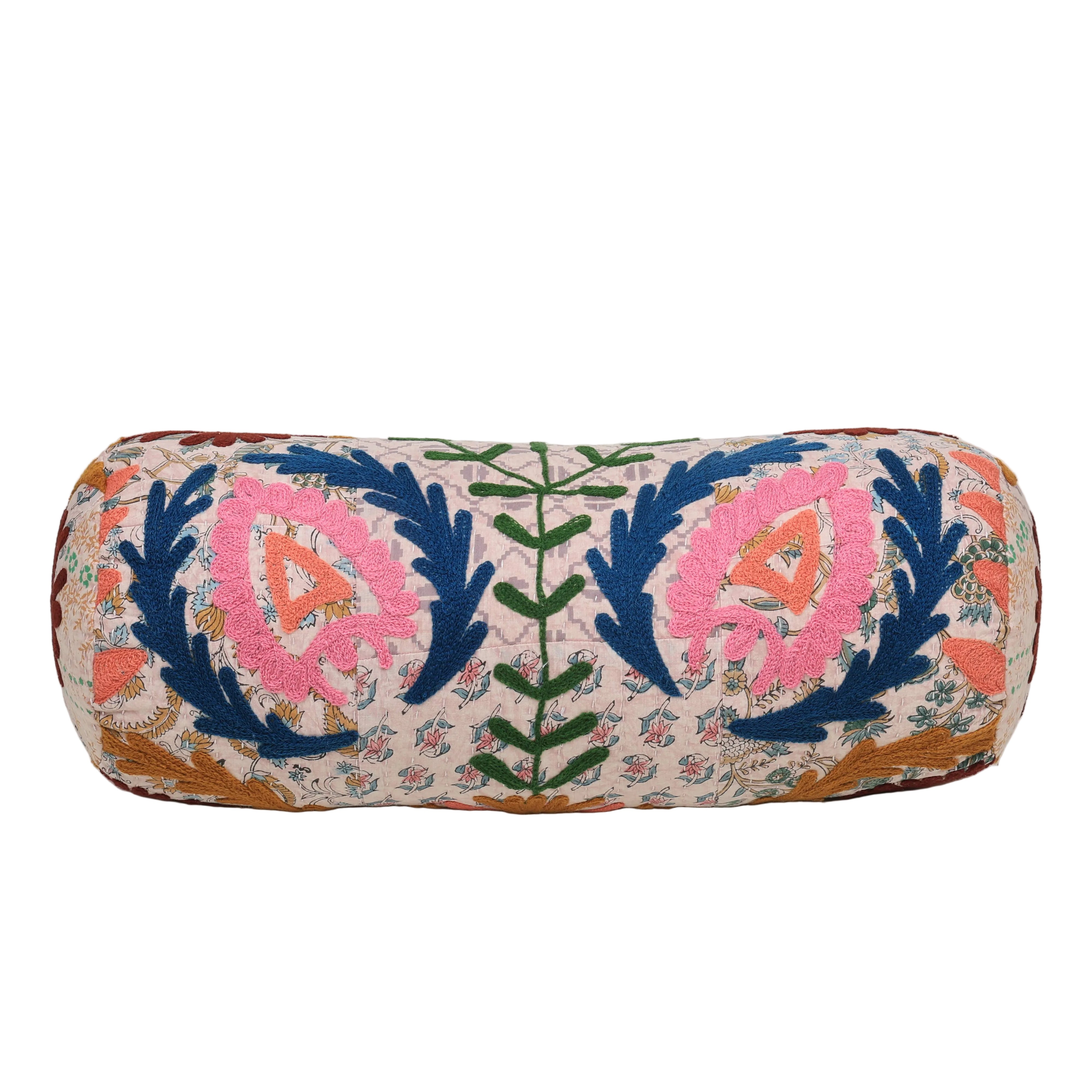 Kantha Charm Bolster