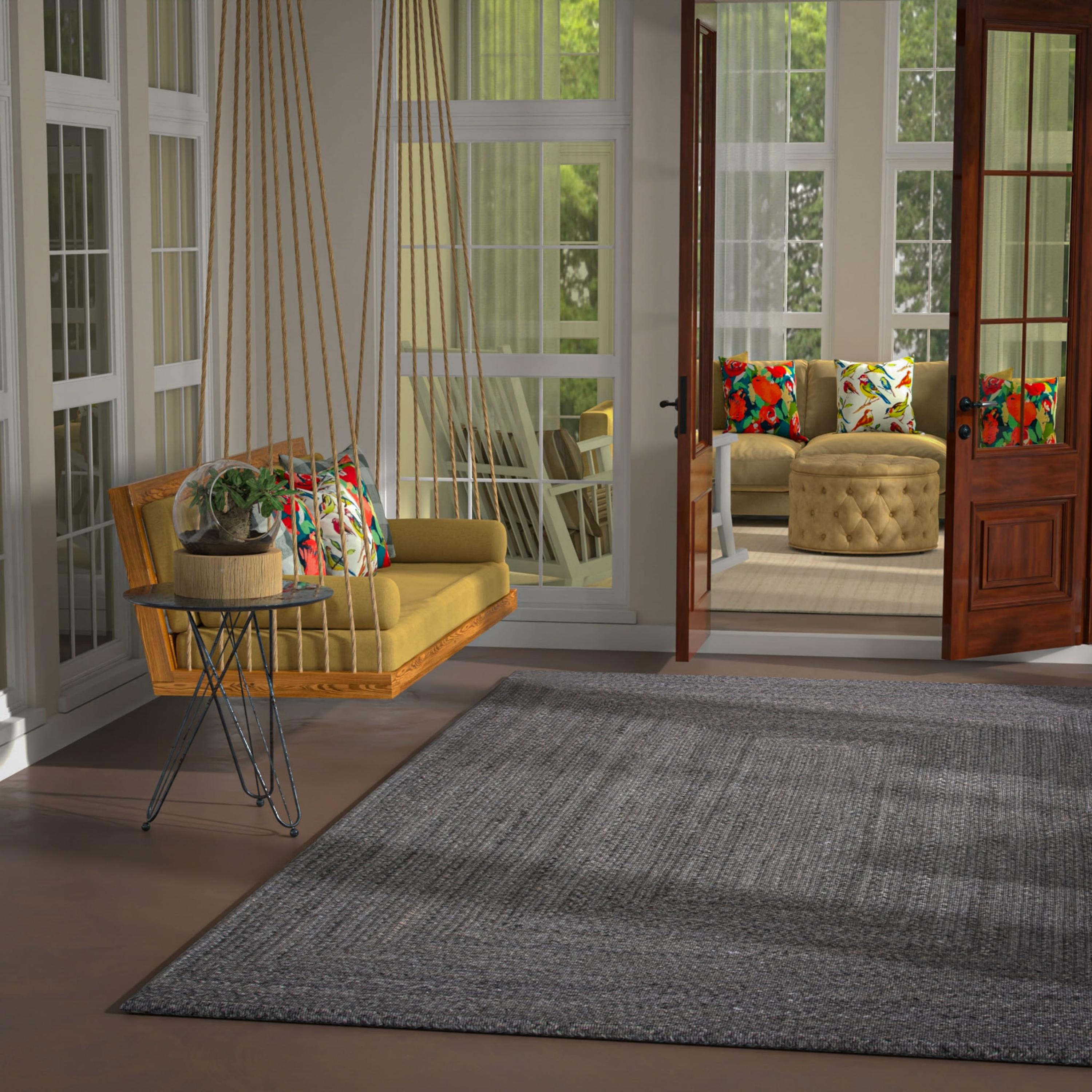 Breeze Hand-Woven Geometric Indoor/Outdoor Area Rug
