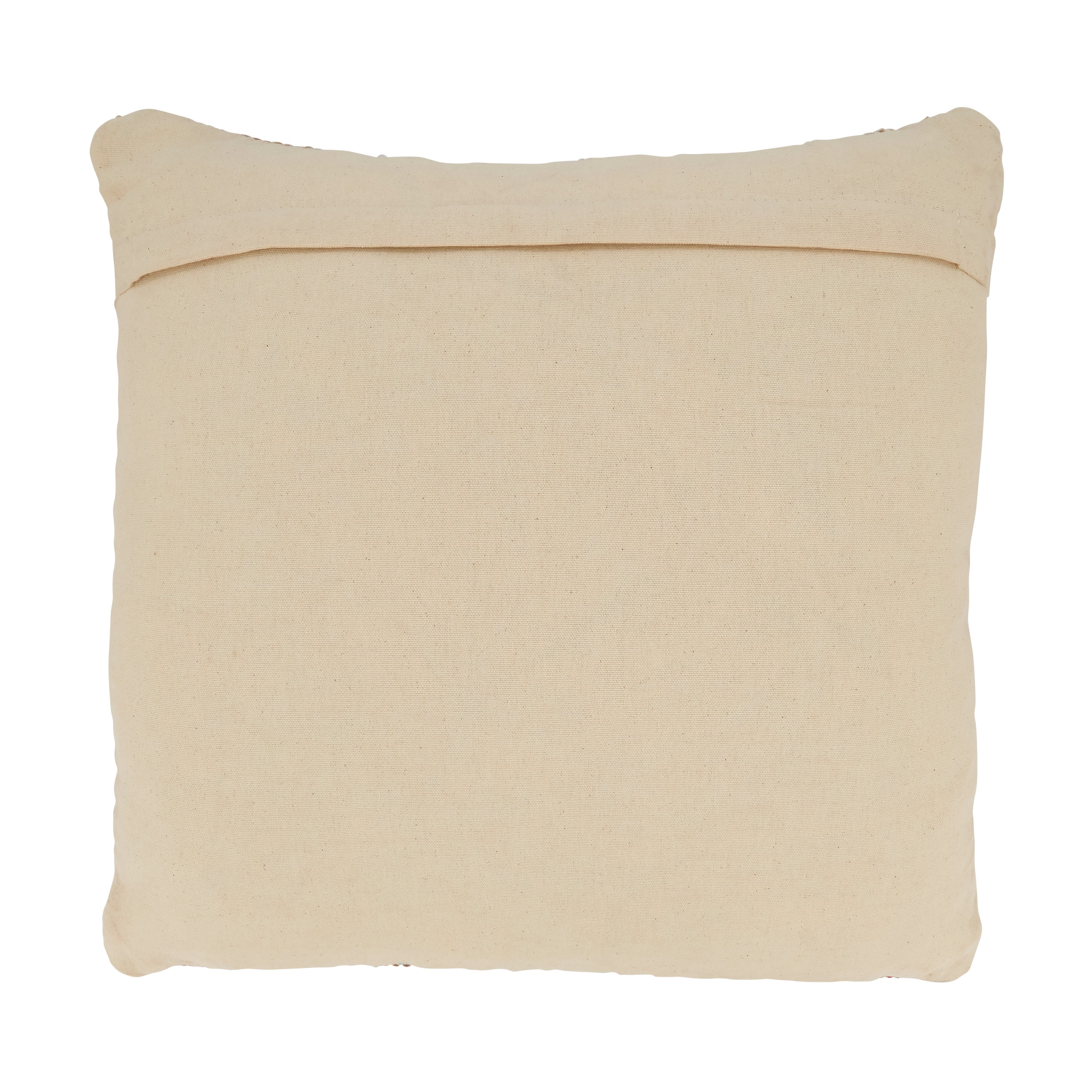 Bohemian Printed Chindi Poly Filled Throw Pillow