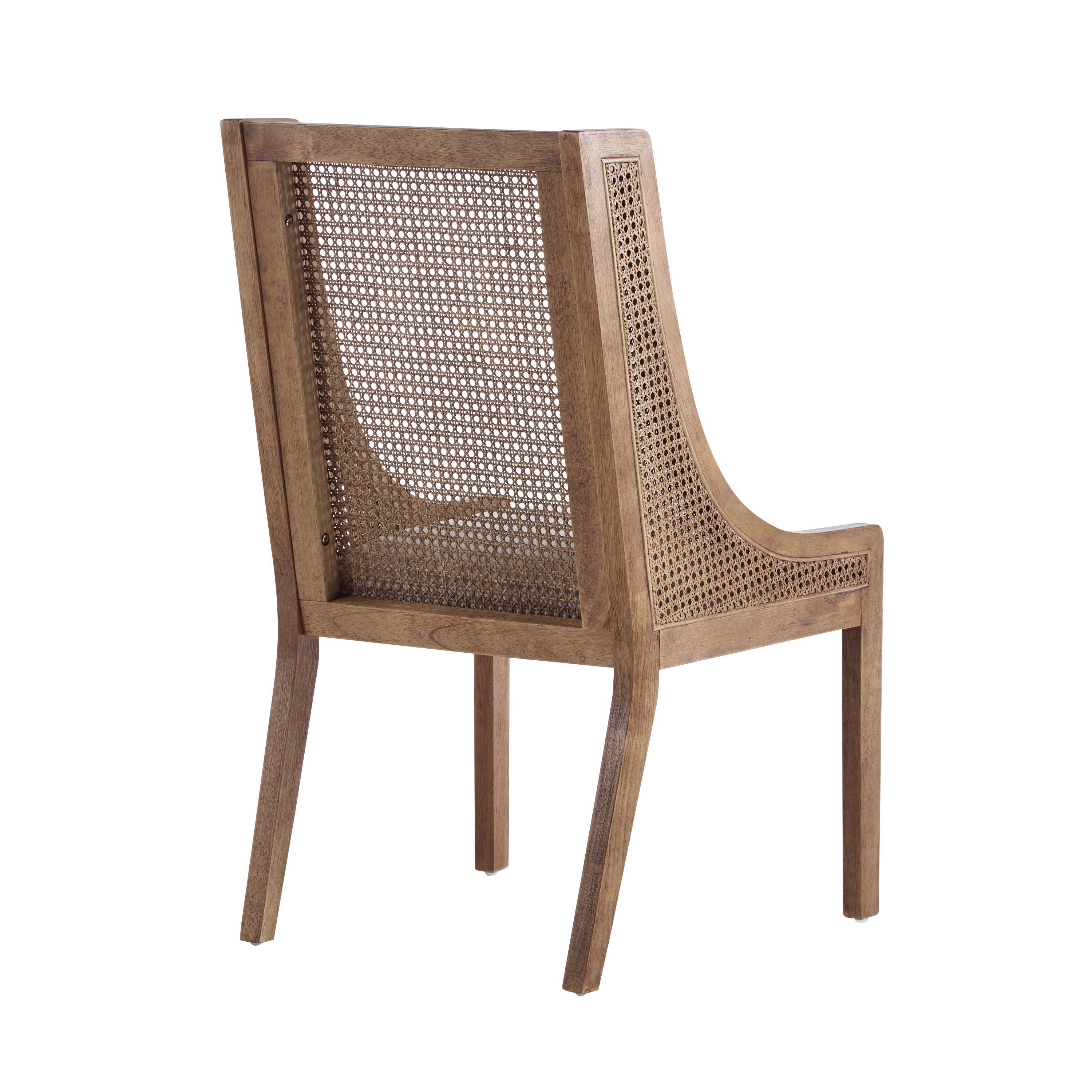 Rattan Wingback Dining Chair, Set of 2