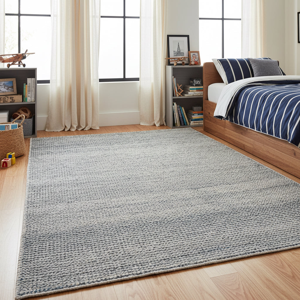 Dusk Hand-Woven Solid Indoor/Outdoor Area Rug