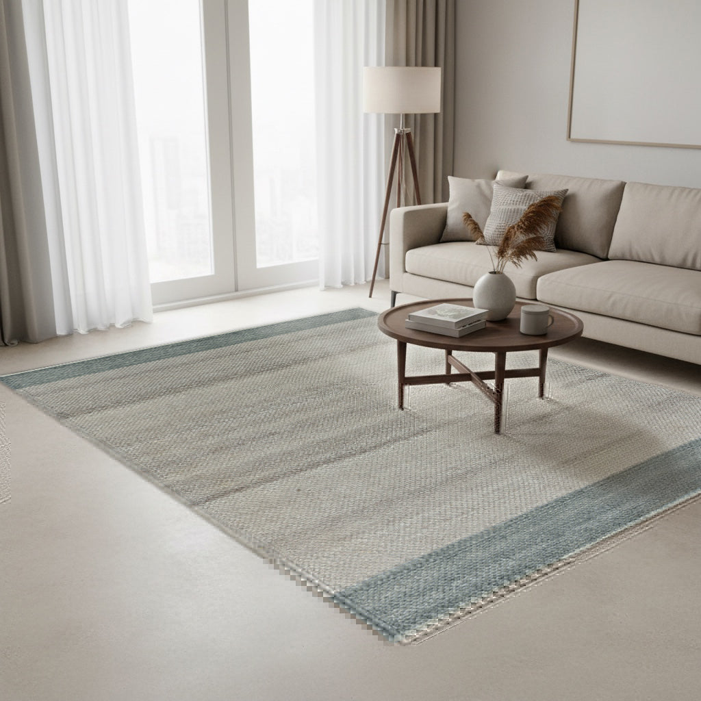 Dusk Hand-Woven Solid Indoor/Outdoor Area Rug