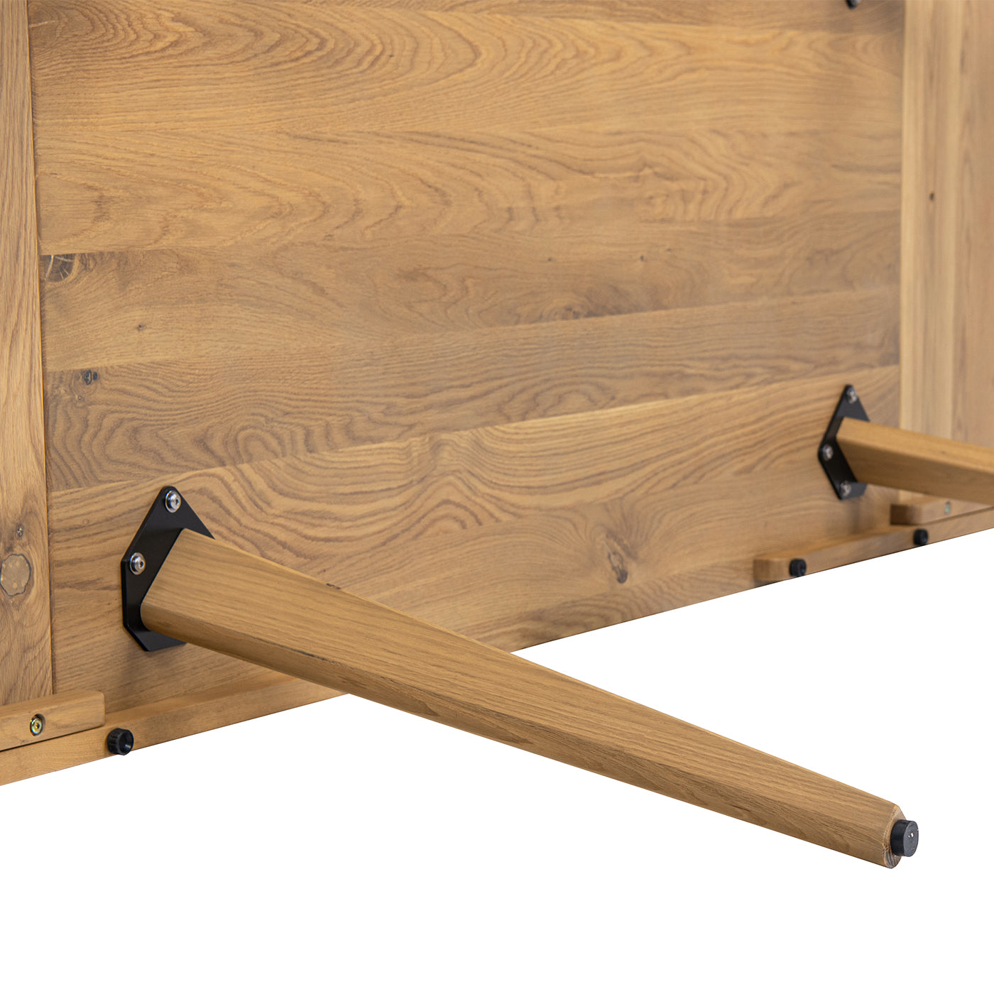 Capri Solid Oak Wood Extendable Dining Table