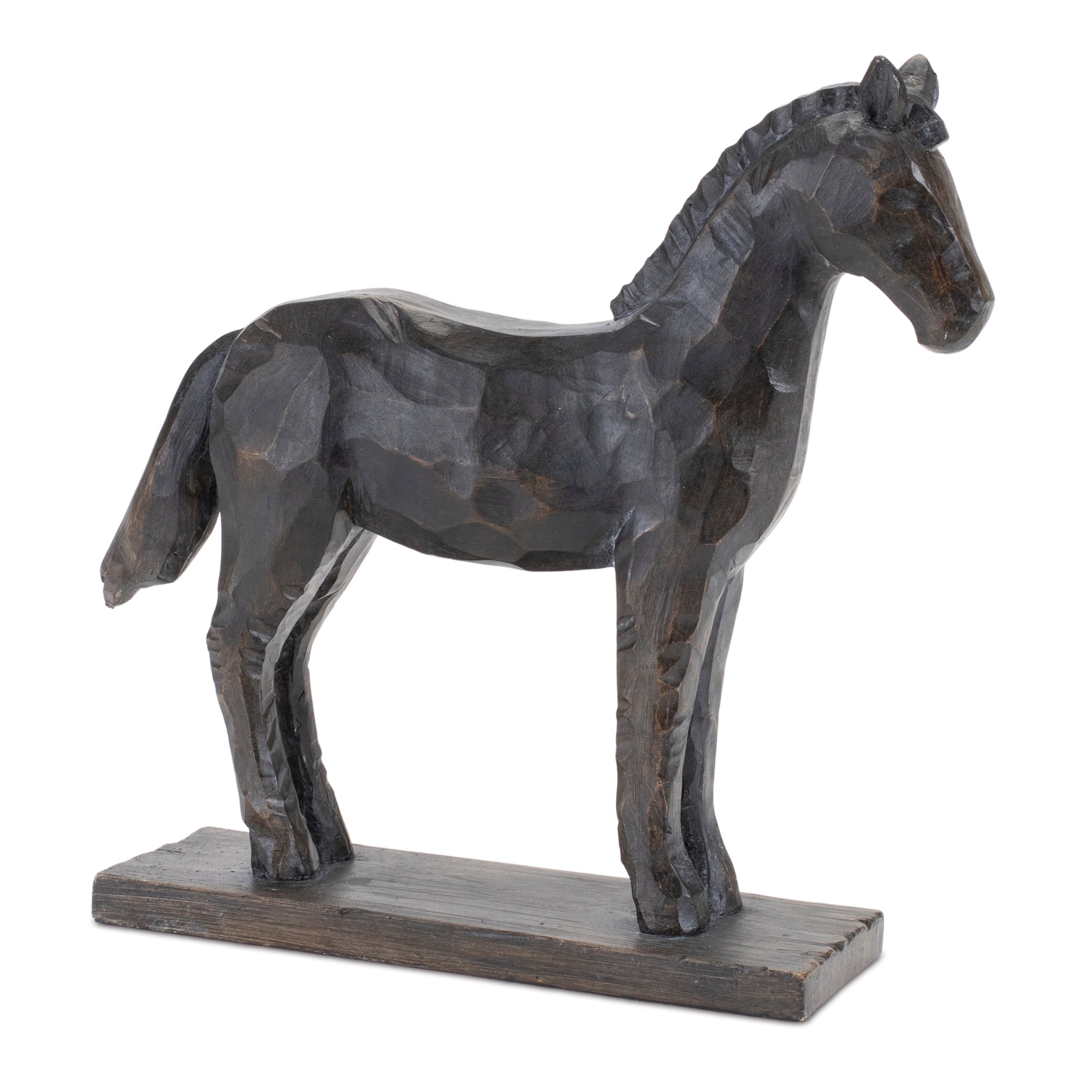 Standing Horse with Base, Set of 2