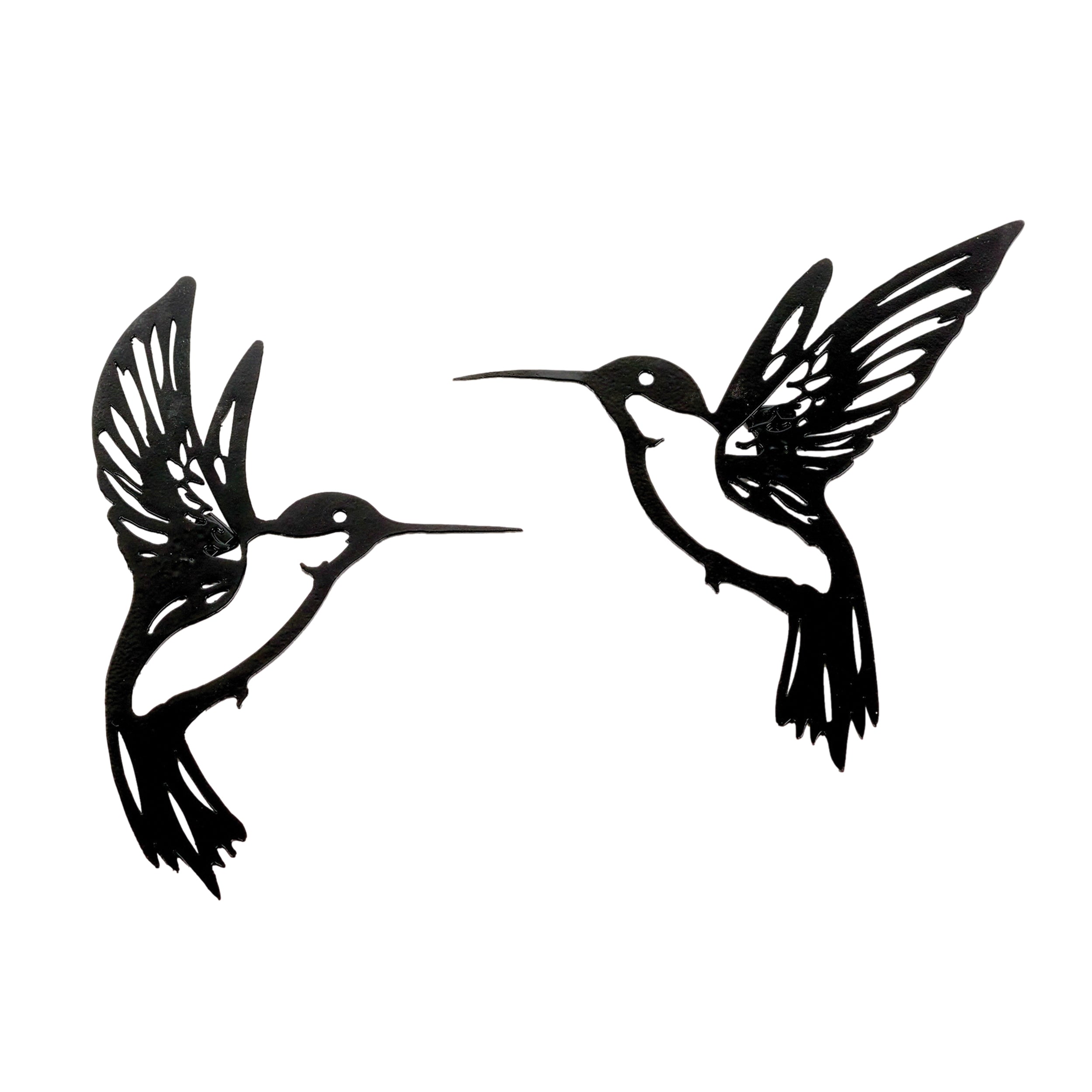 Metal Hummingbird Wall Accent , Set of 6