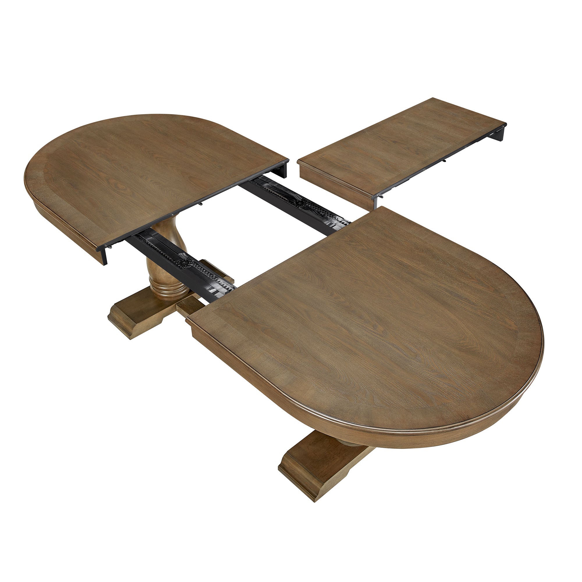 Aquarion Extendable Dining Table with Oval Shaped and Wood Frame