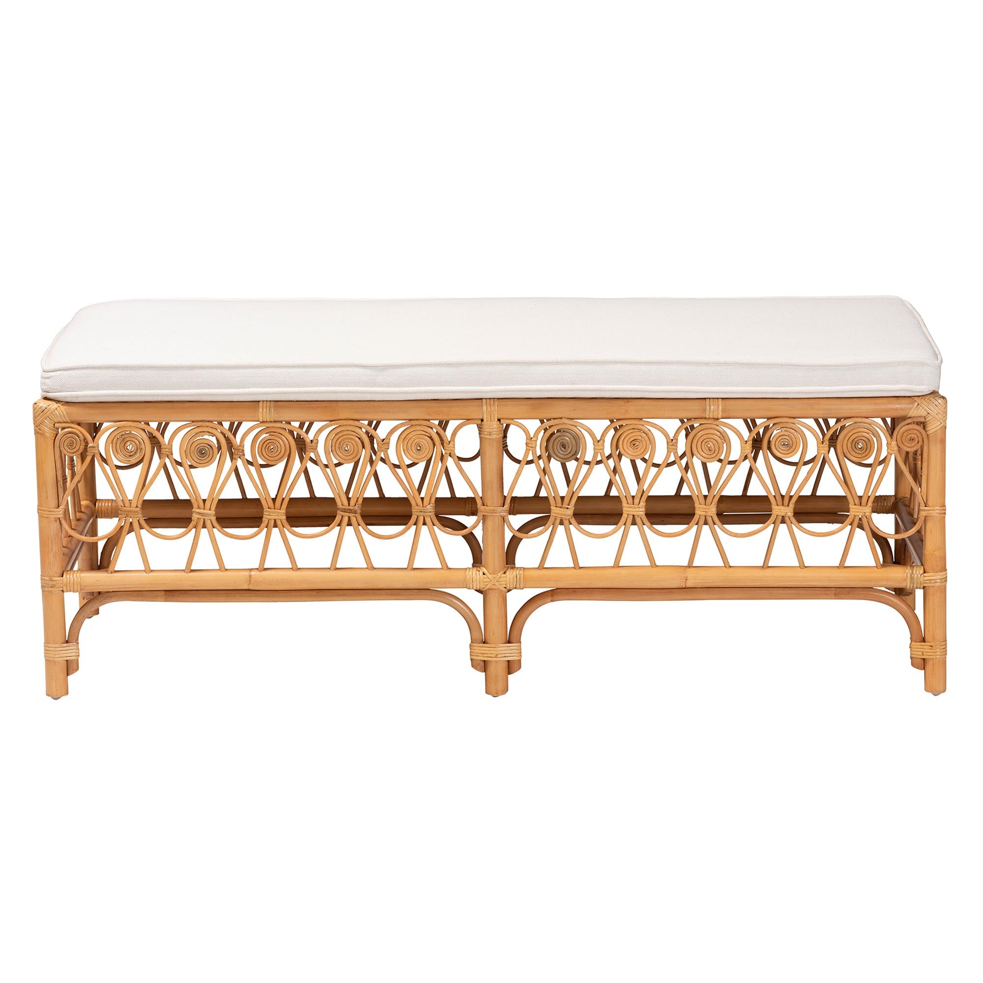 Rayhan Rattan Bench