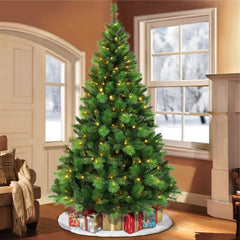 Pre-lit 7.5 ft Adirondack Artificial Christmas Tree with Color-Select LED Lights