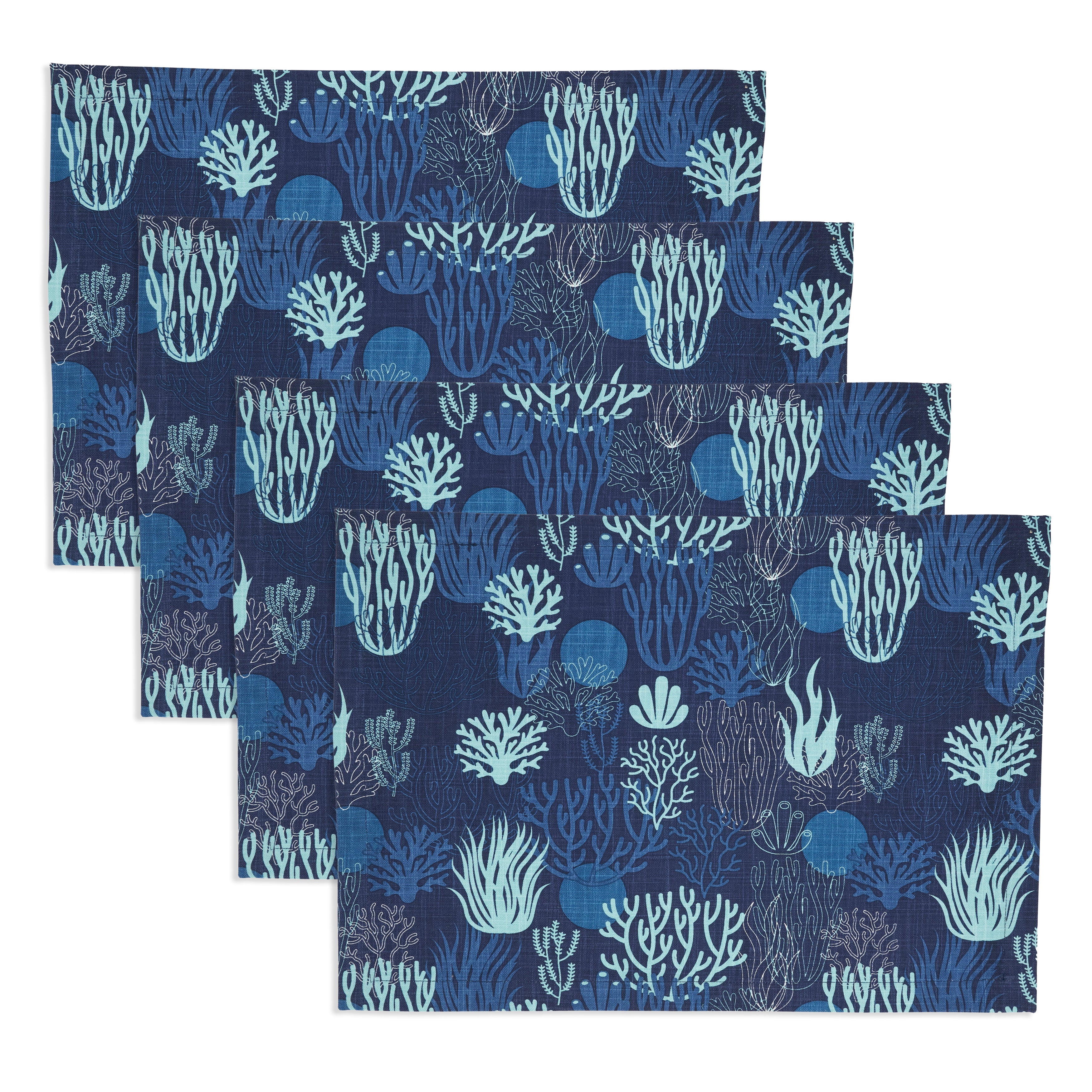Ocean Depths Coral Placemat, Set of 4